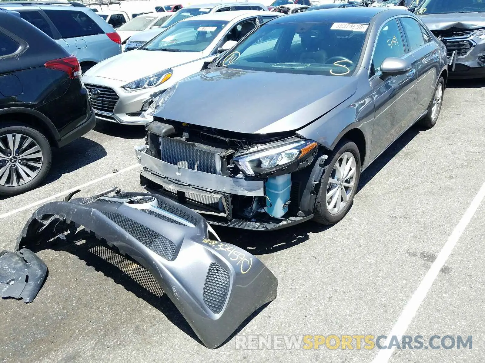 2 Photograph of a damaged car WDD3G4EB5KW024407 MERCEDES-BENZ A 220 4MAT 2019
