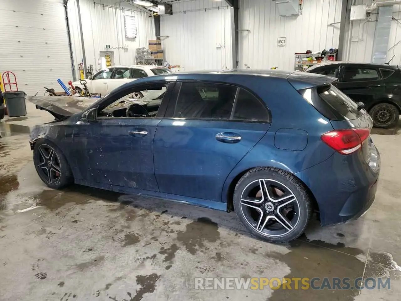 2 Photograph of a damaged car WDD3F4HB9KJ080359 MERCEDES-BENZ A-CLASS 2019