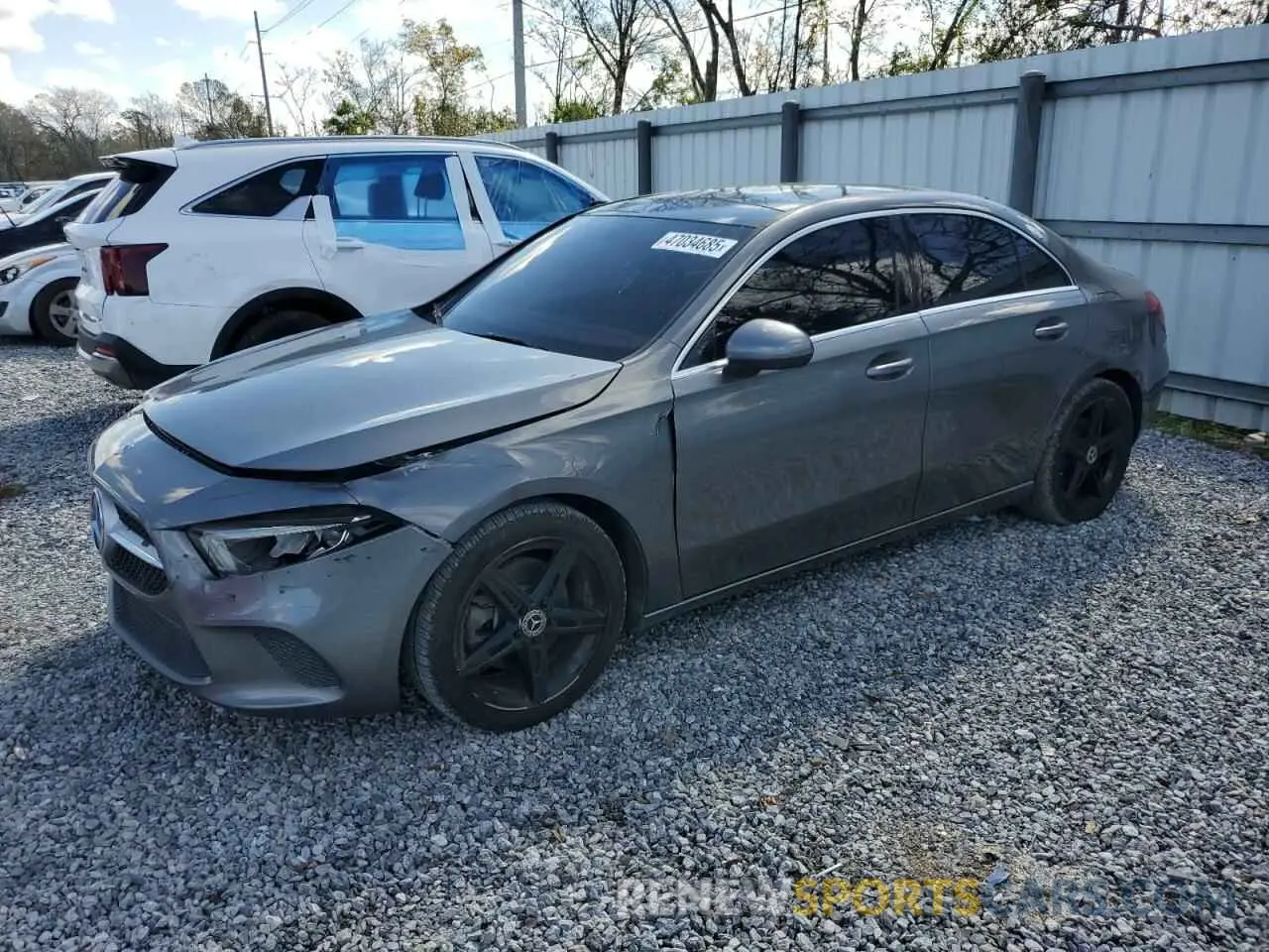 1 Photograph of a damaged car WDD3G4EB3KW017195 MERCEDES-BENZ A-CLASS 2019