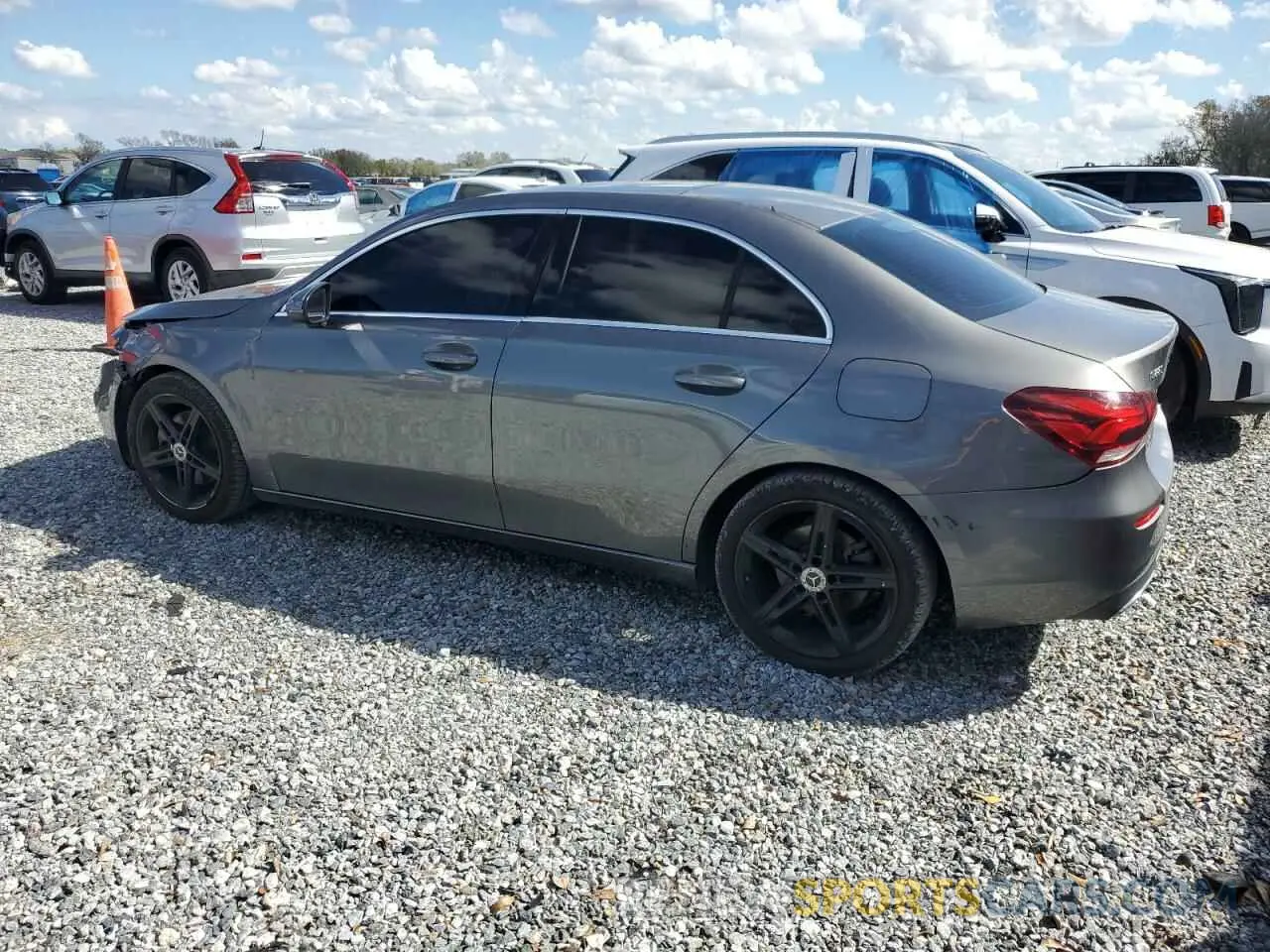 2 Photograph of a damaged car WDD3G4EB3KW017195 MERCEDES-BENZ A-CLASS 2019