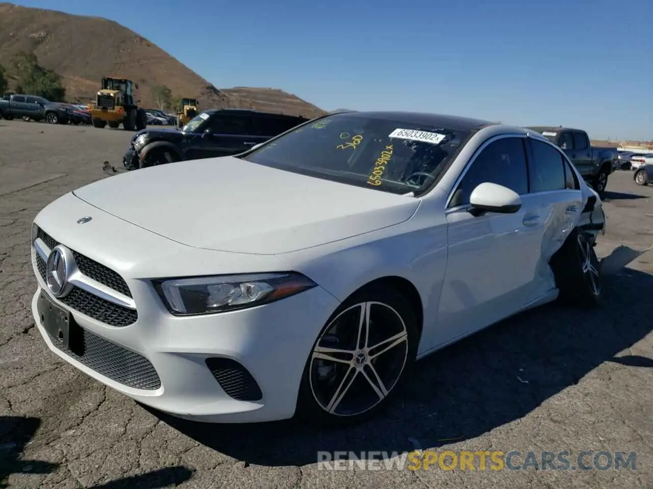 2 Photograph of a damaged car WDD3G4EB8KW033599 MERCEDES-BENZ A-CLASS 2019