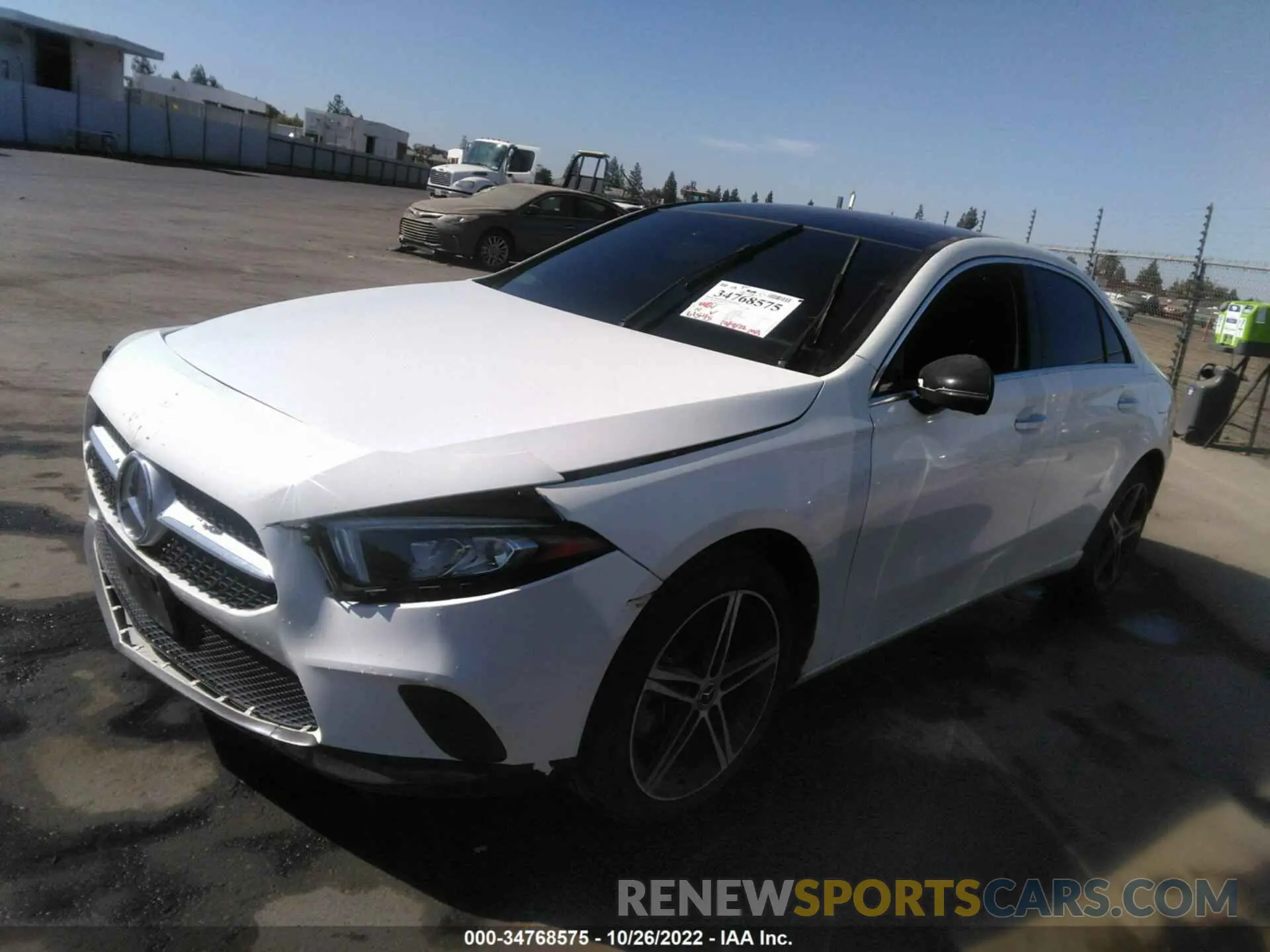 2 Фотография поврежденного автомобиля WDD3G4EB9KW000482 MERCEDES-BENZ A-CLASS 2019