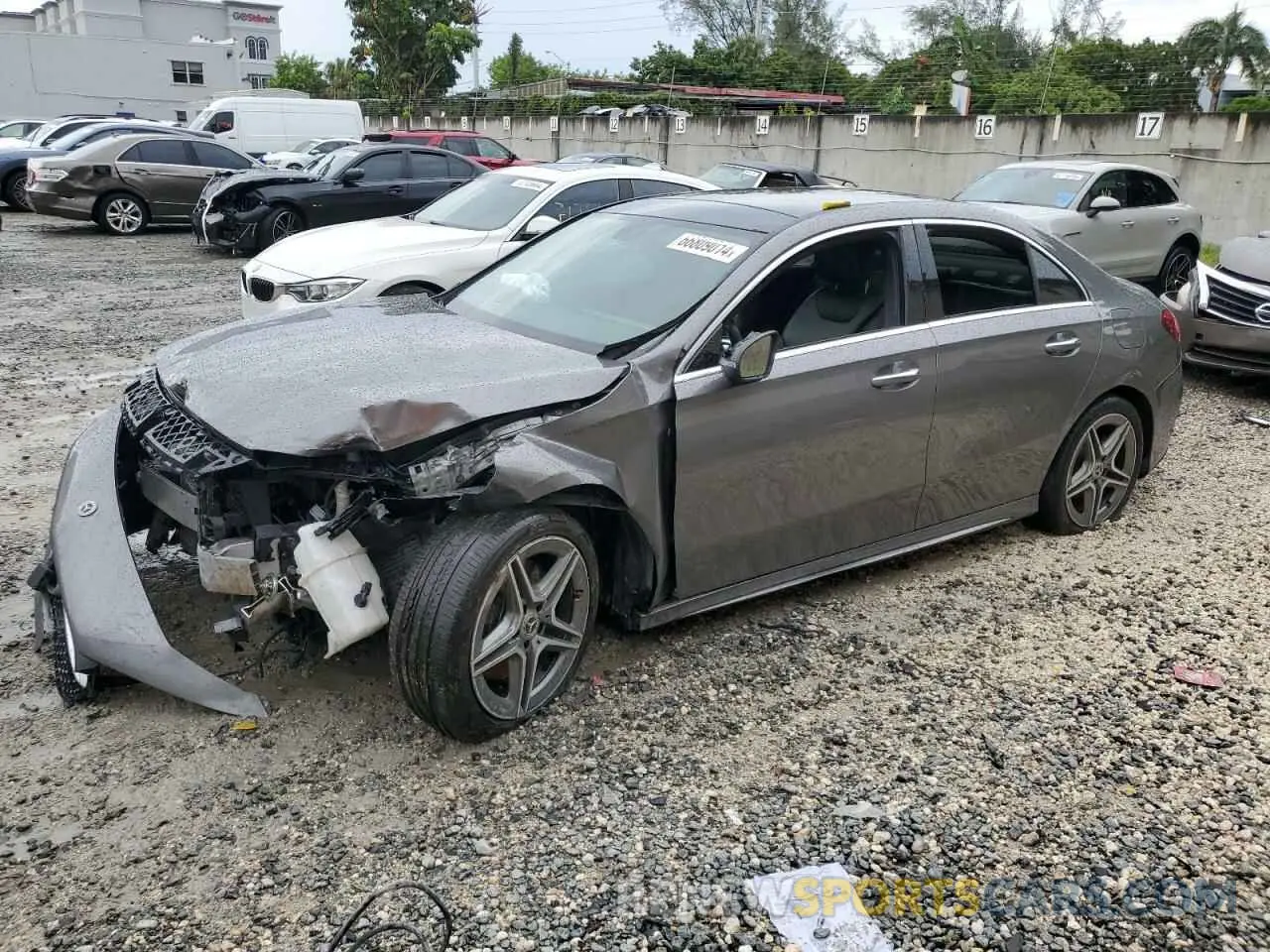 1 Photograph of a damaged car WDD3G4EBXKW014939 MERCEDES-BENZ A-CLASS 2019