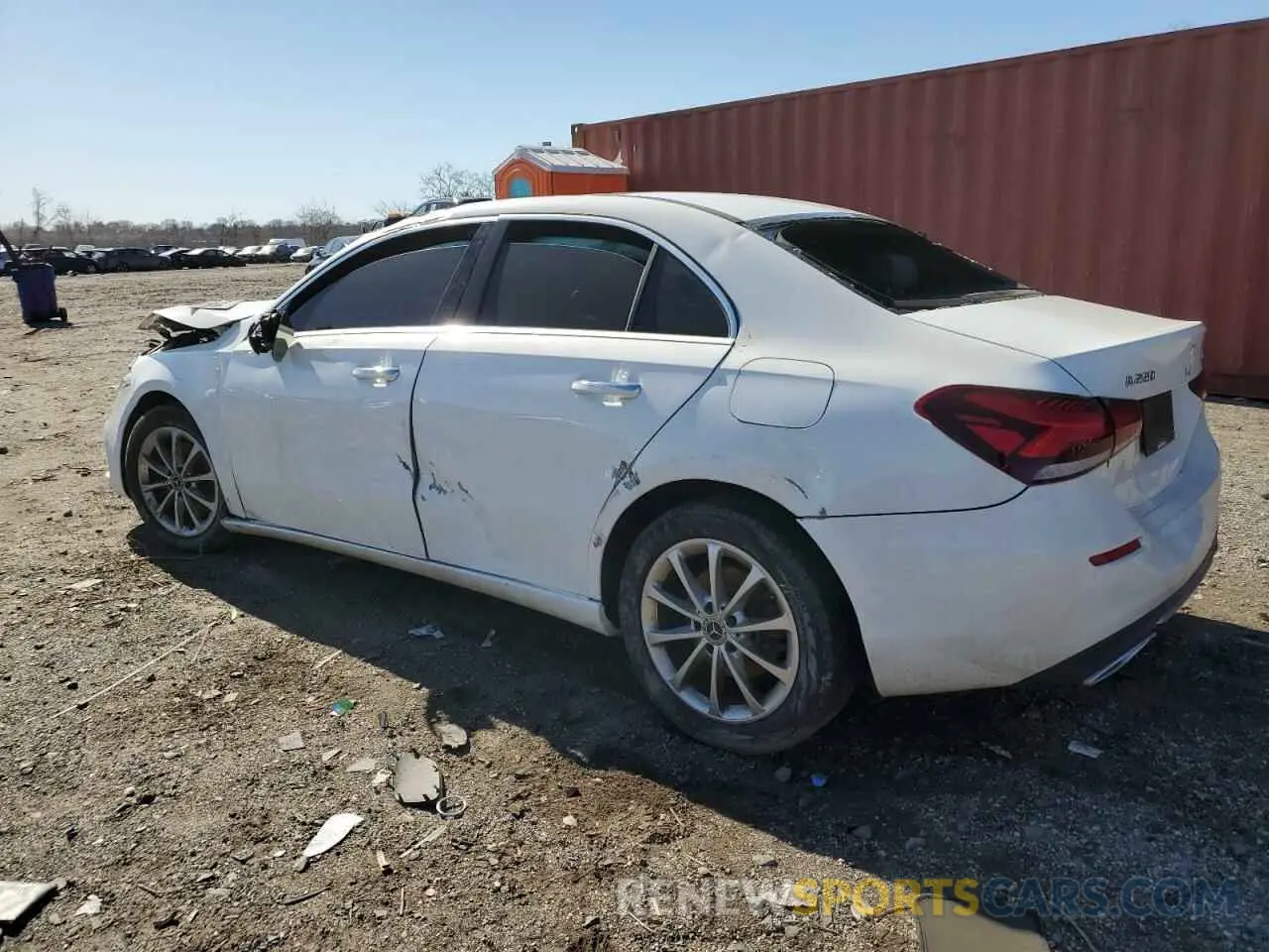 2 Photograph of a damaged car WDD3G4FB6KW026911 MERCEDES-BENZ A-CLASS 2019