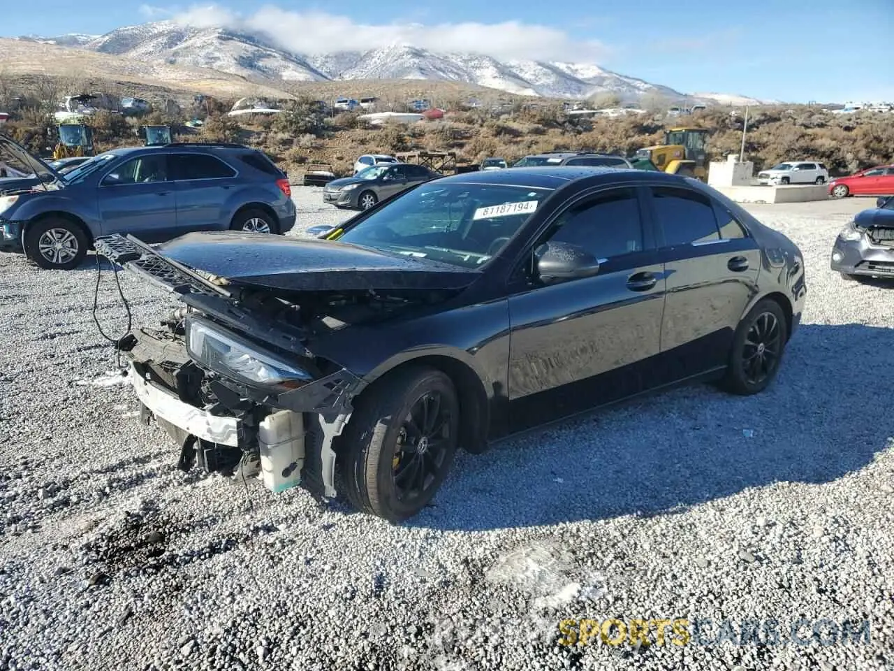 1 Фотография поврежденного автомобиля WDD3G4FB9KW000822 MERCEDES-BENZ A-CLASS 2019