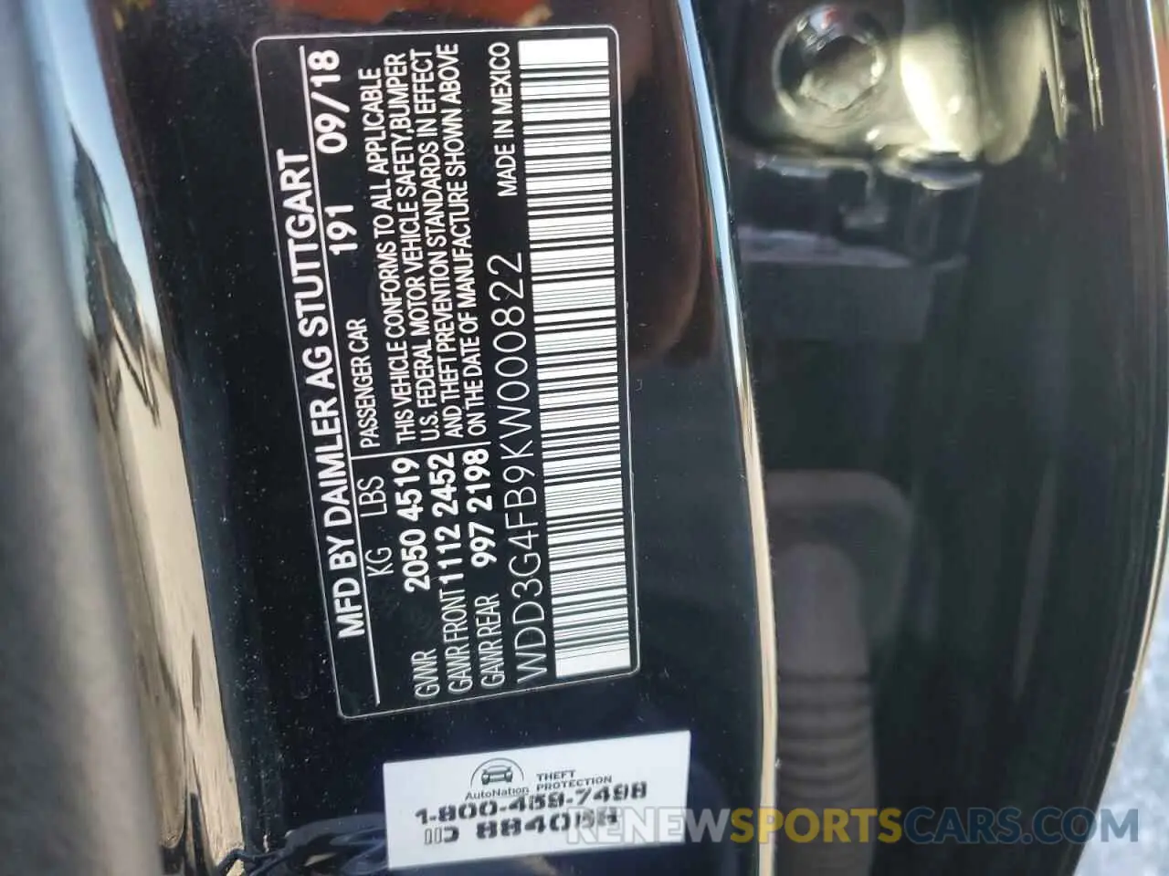 13 Фотография поврежденного автомобиля WDD3G4FB9KW000822 MERCEDES-BENZ A-CLASS 2019