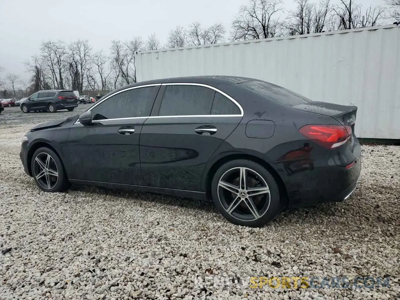 2 Фотография поврежденного автомобиля WDD3G4FBXKW024305 MERCEDES-BENZ A-CLASS 2019