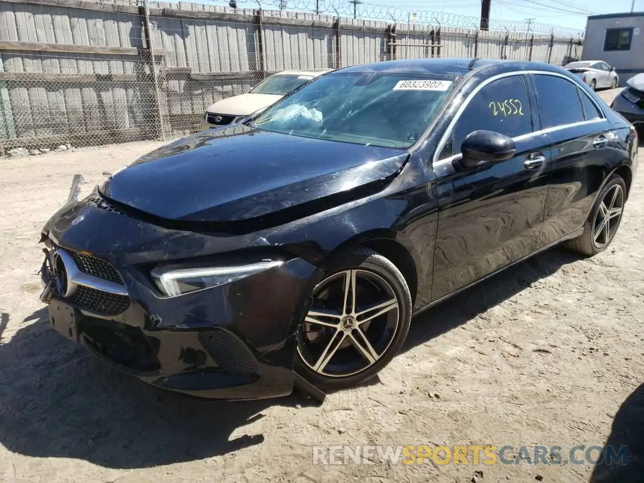 2 Фотография поврежденного автомобиля W1K3G4EB0LJ228210 MERCEDES-BENZ A-CLASS 2020