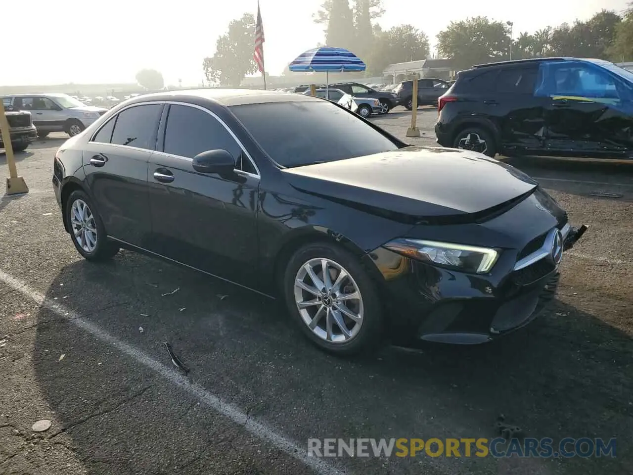 4 Фотография поврежденного автомобиля W1K3G4EB2LW043501 MERCEDES-BENZ A-CLASS 2020
