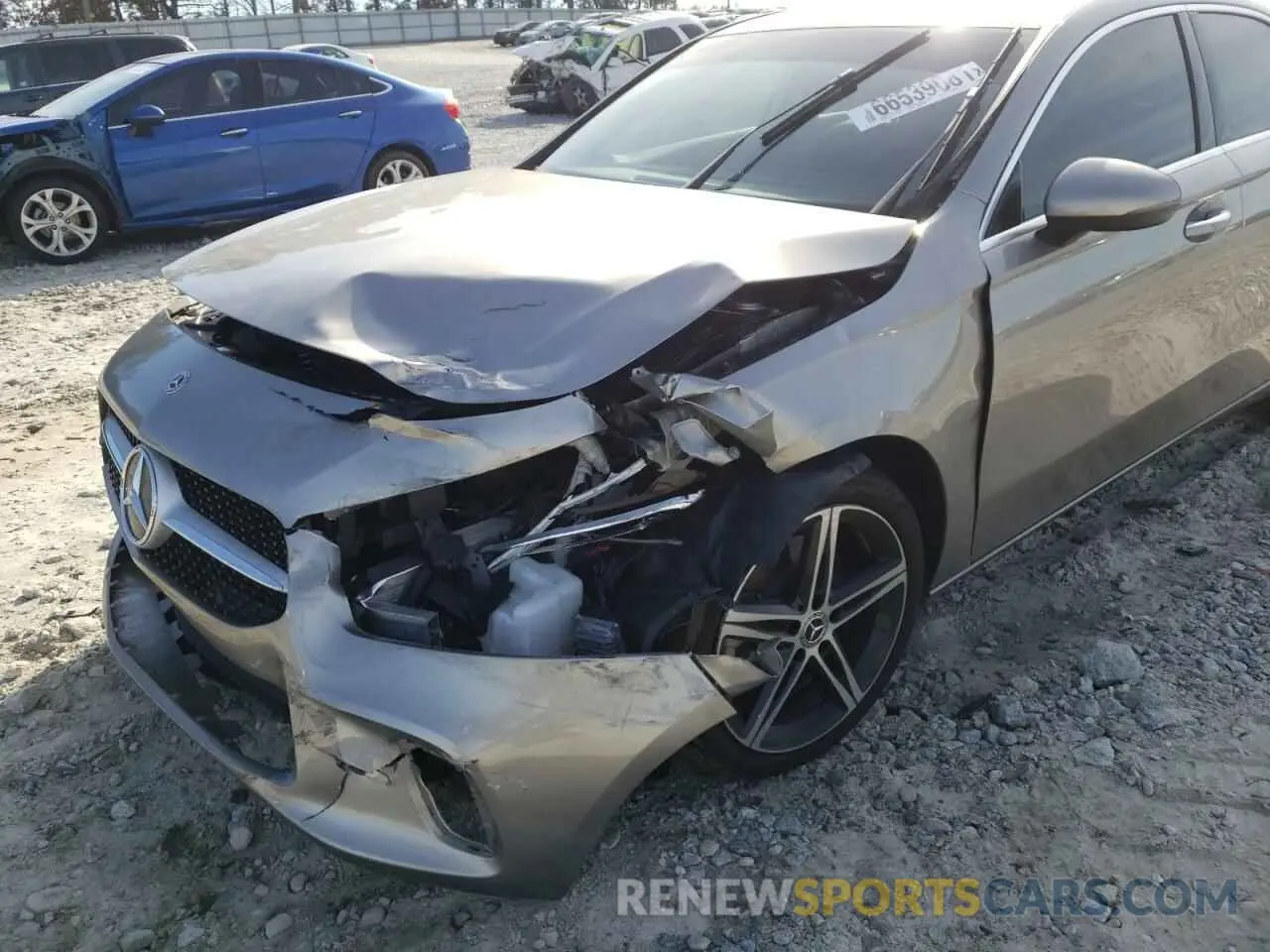 9 Фотография поврежденного автомобиля W1K3G4EB3LJ203866 MERCEDES-BENZ A-CLASS 2020