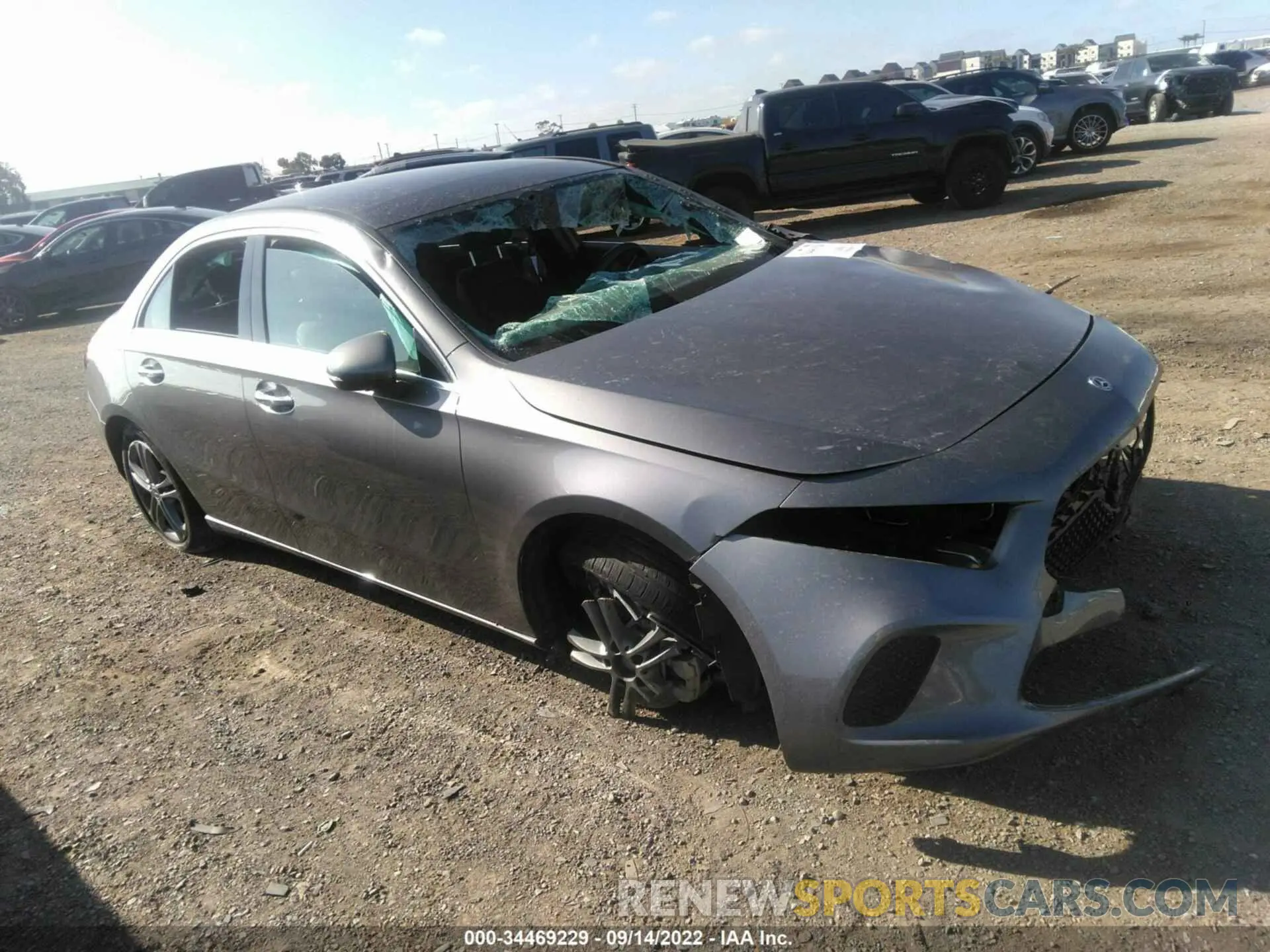 1 Photograph of a damaged car W1K3G4EB3LJ230792 MERCEDES-BENZ A-CLASS 2020