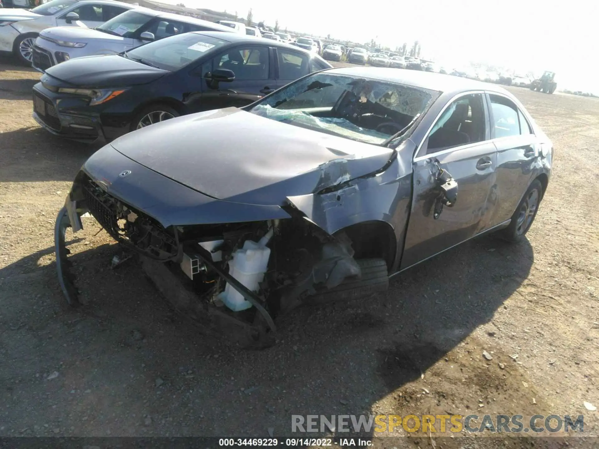 2 Photograph of a damaged car W1K3G4EB3LJ230792 MERCEDES-BENZ A-CLASS 2020
