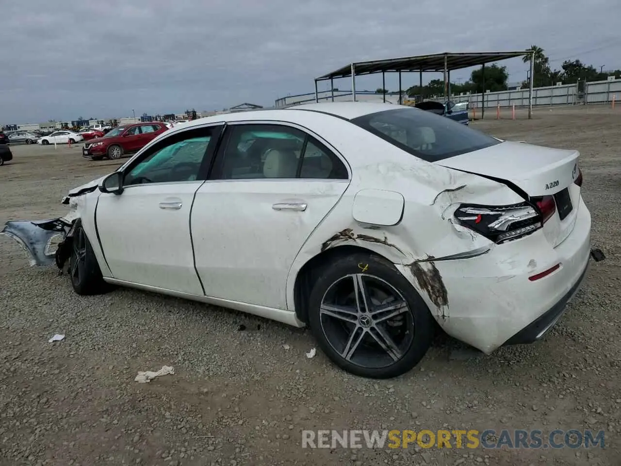 2 Photograph of a damaged car W1K3G4EB6LJ225957 MERCEDES-BENZ A-CLASS 2020