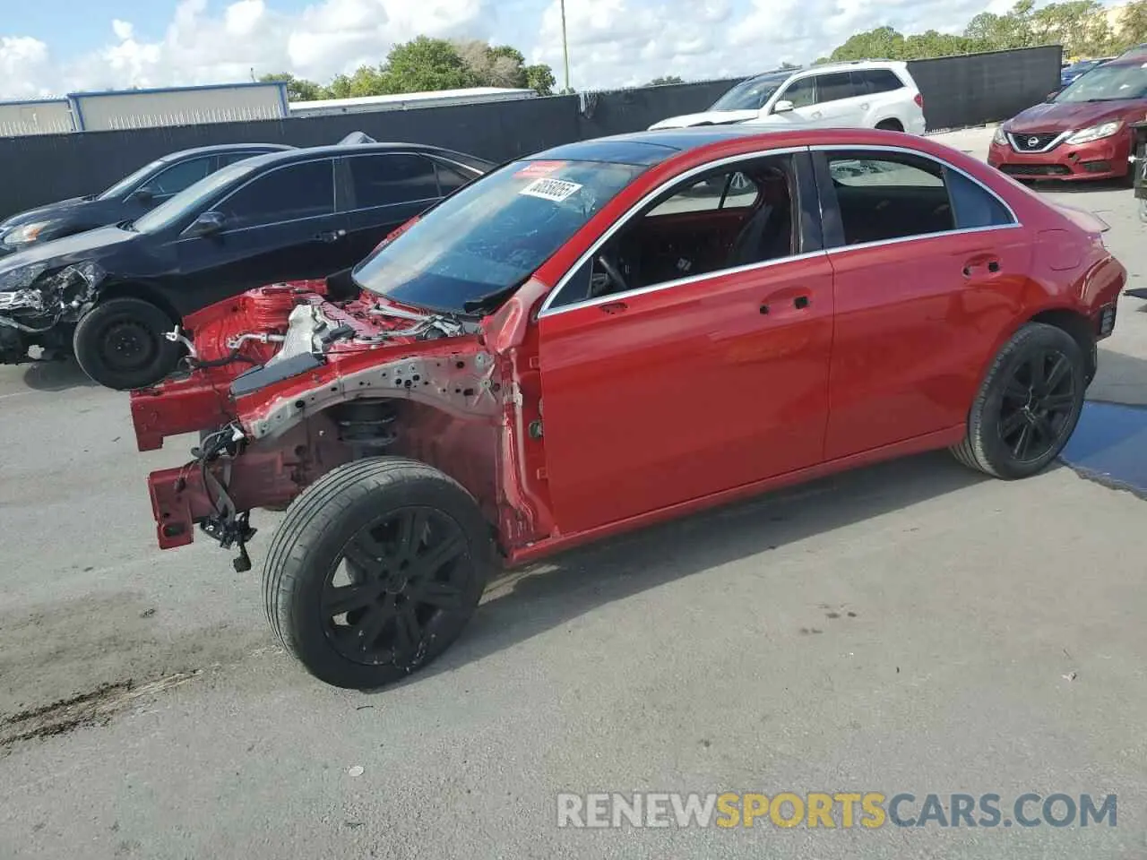 1 Photograph of a damaged car W1K3G4EB6LW046899 MERCEDES-BENZ A-CLASS 2020