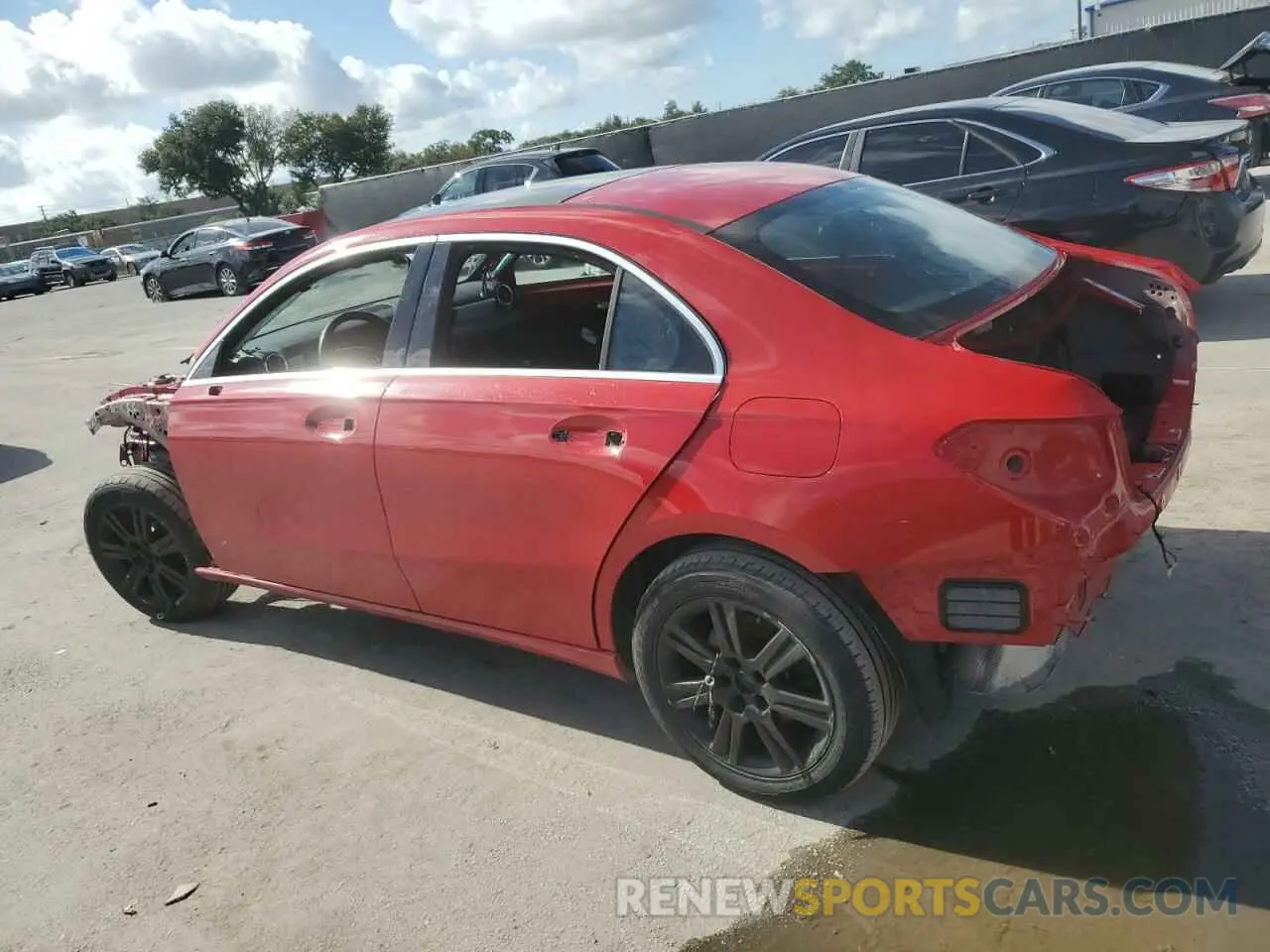 2 Photograph of a damaged car W1K3G4EB6LW046899 MERCEDES-BENZ A-CLASS 2020