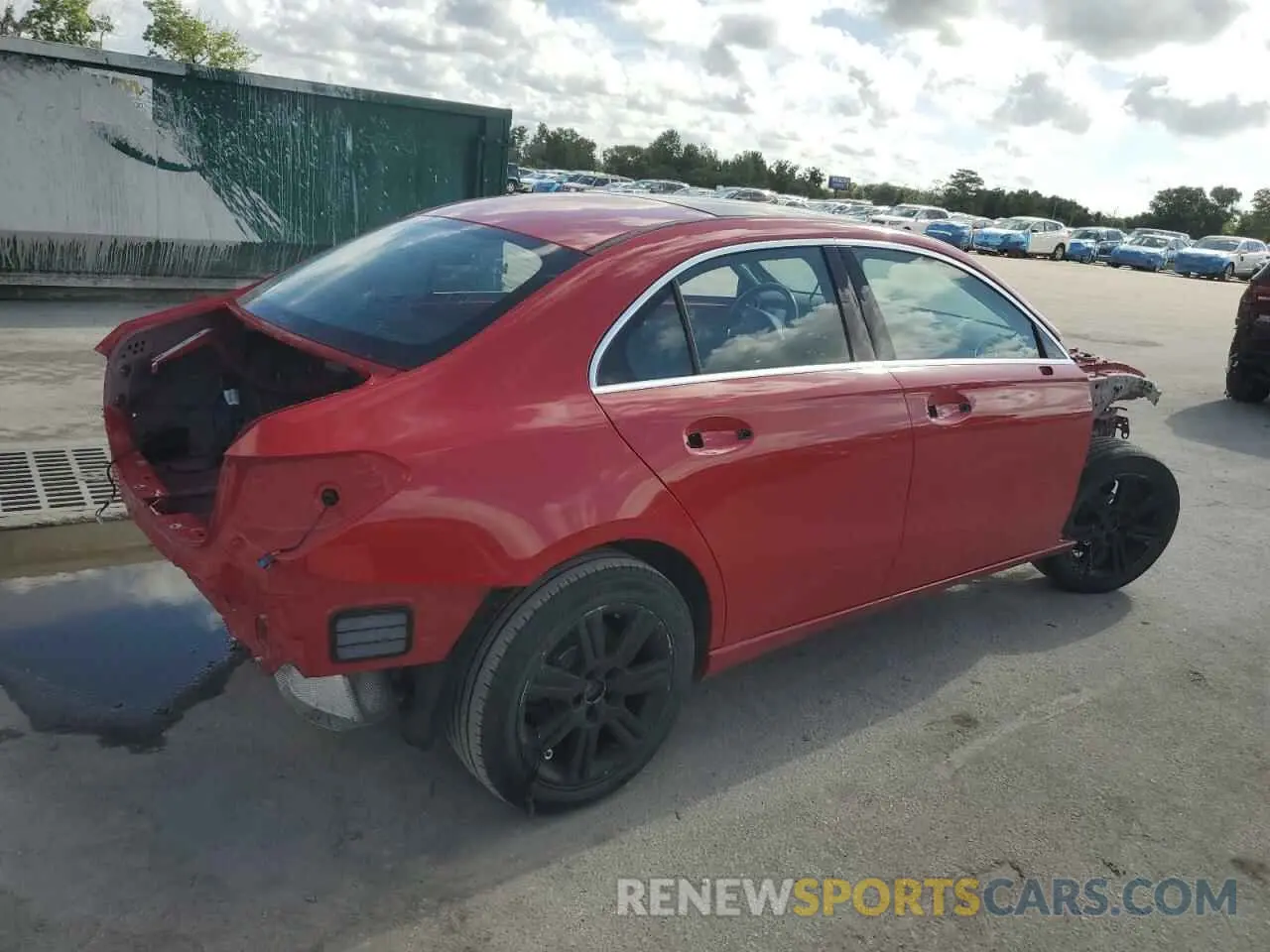 3 Photograph of a damaged car W1K3G4EB6LW046899 MERCEDES-BENZ A-CLASS 2020
