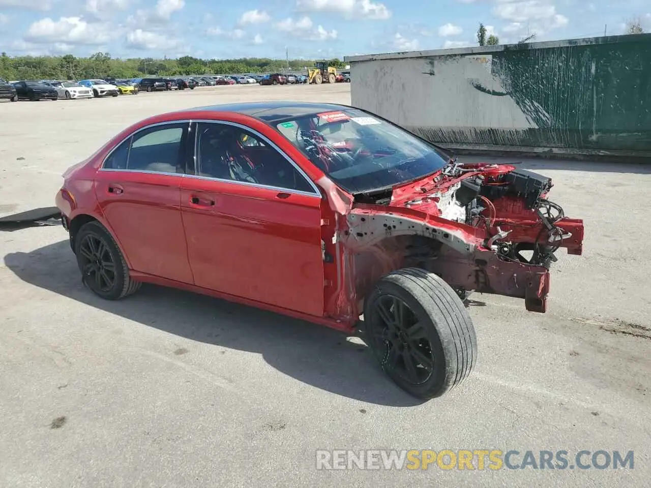 4 Photograph of a damaged car W1K3G4EB6LW046899 MERCEDES-BENZ A-CLASS 2020