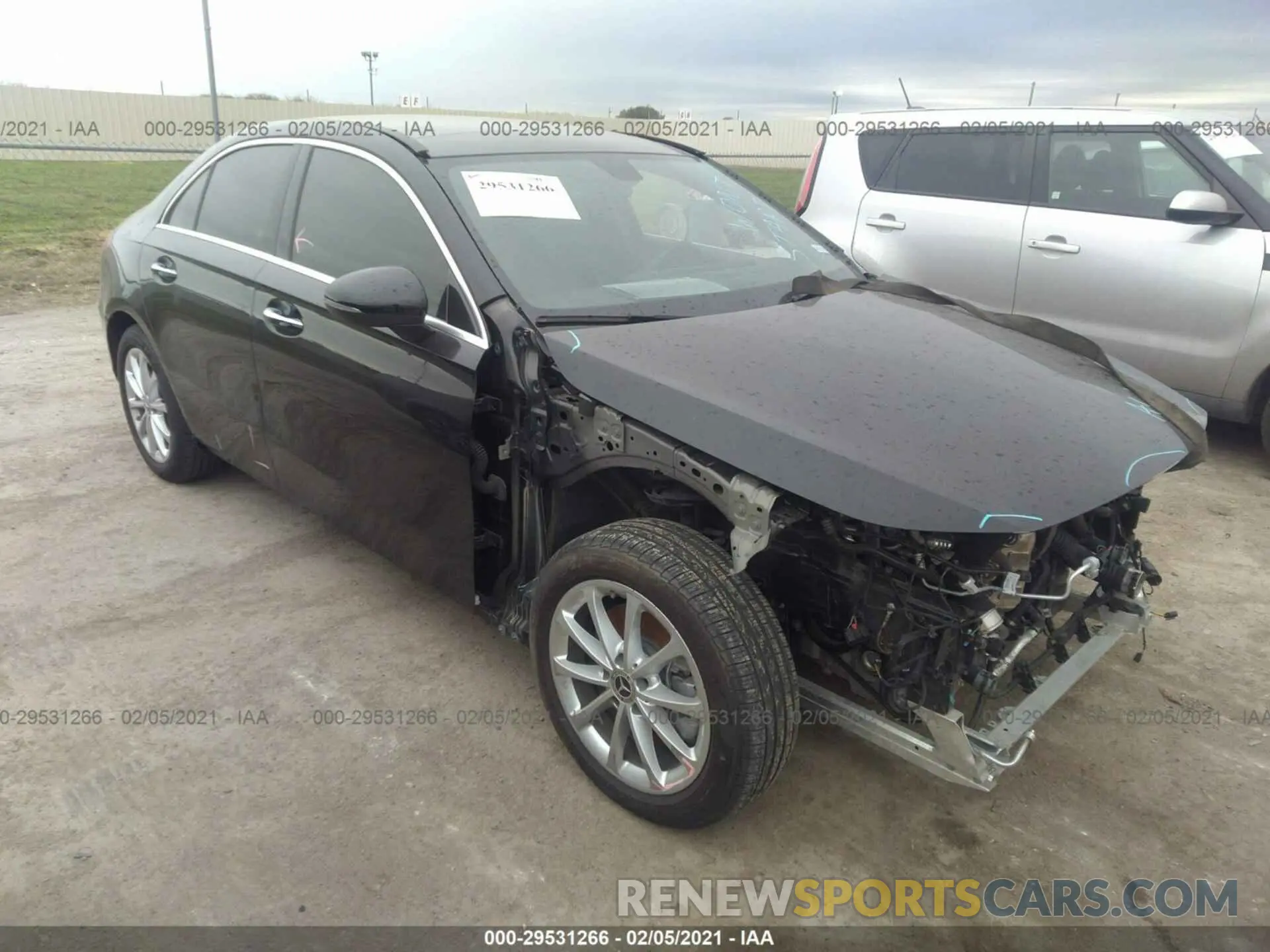 1 Photograph of a damaged car W1K3G4EB7LJ229824 MERCEDES-BENZ A-CLASS 2020