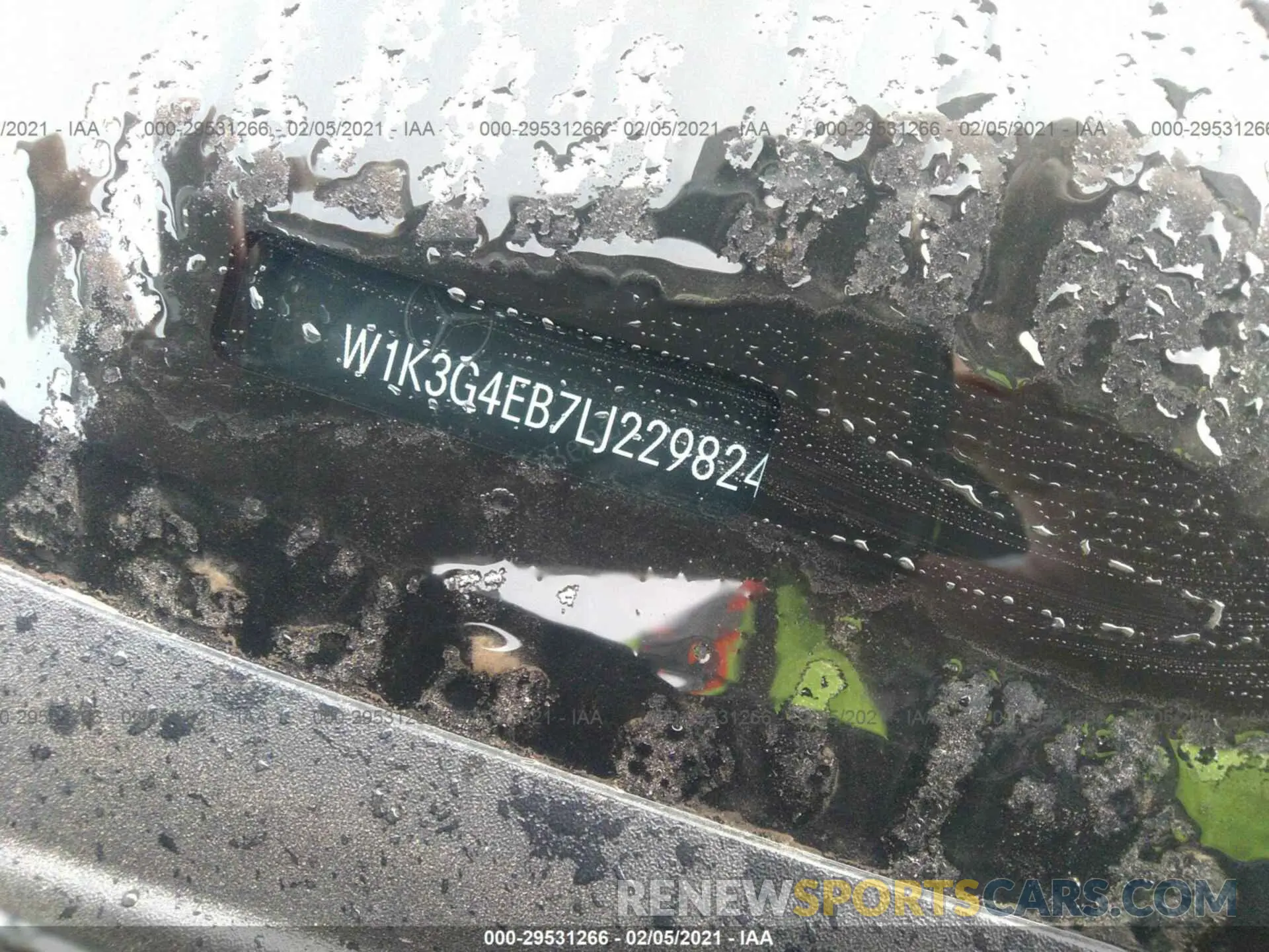 9 Photograph of a damaged car W1K3G4EB7LJ229824 MERCEDES-BENZ A-CLASS 2020