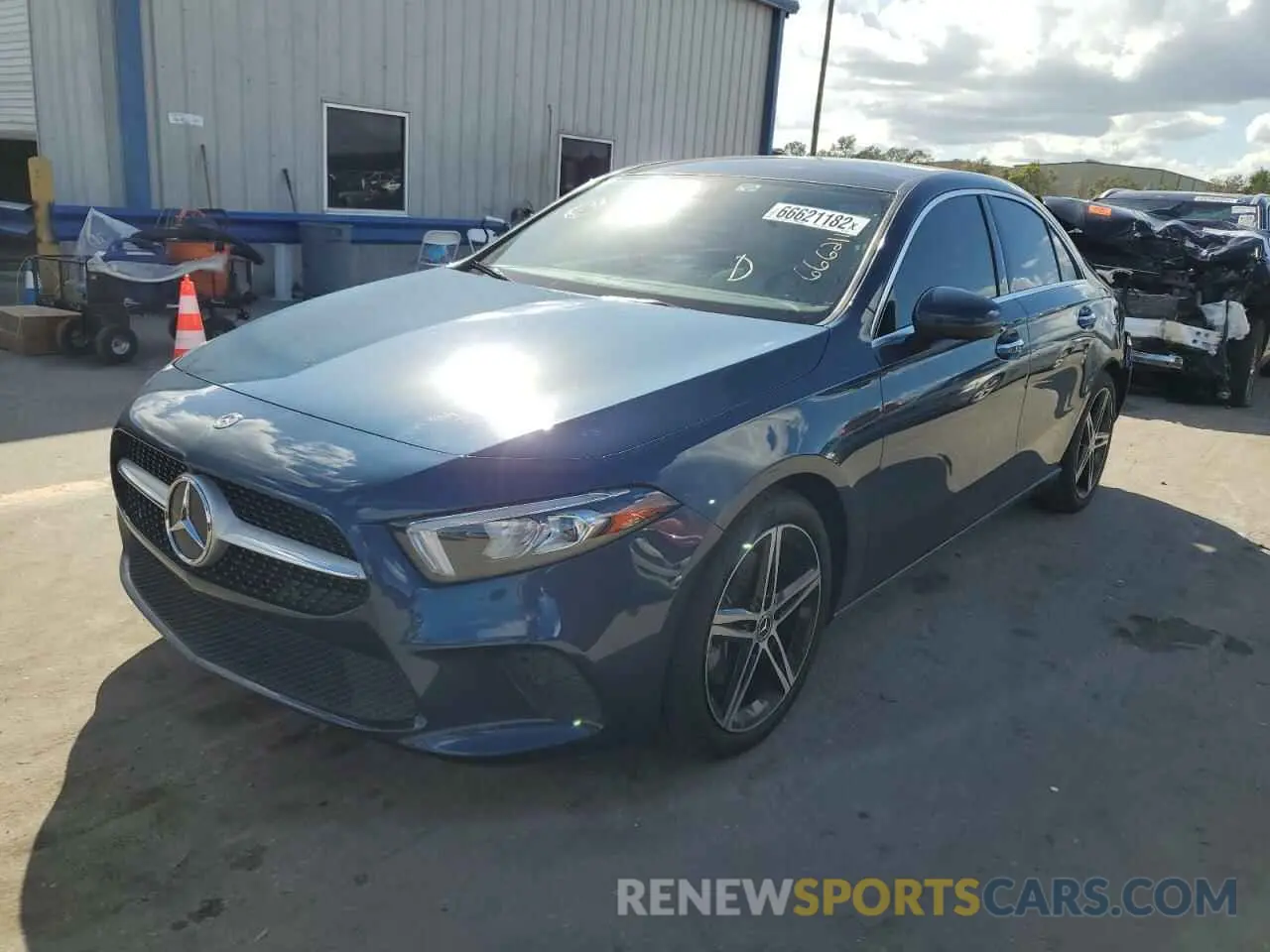 2 Photograph of a damaged car W1K3G4EB9LJ225922 MERCEDES-BENZ A-CLASS 2020