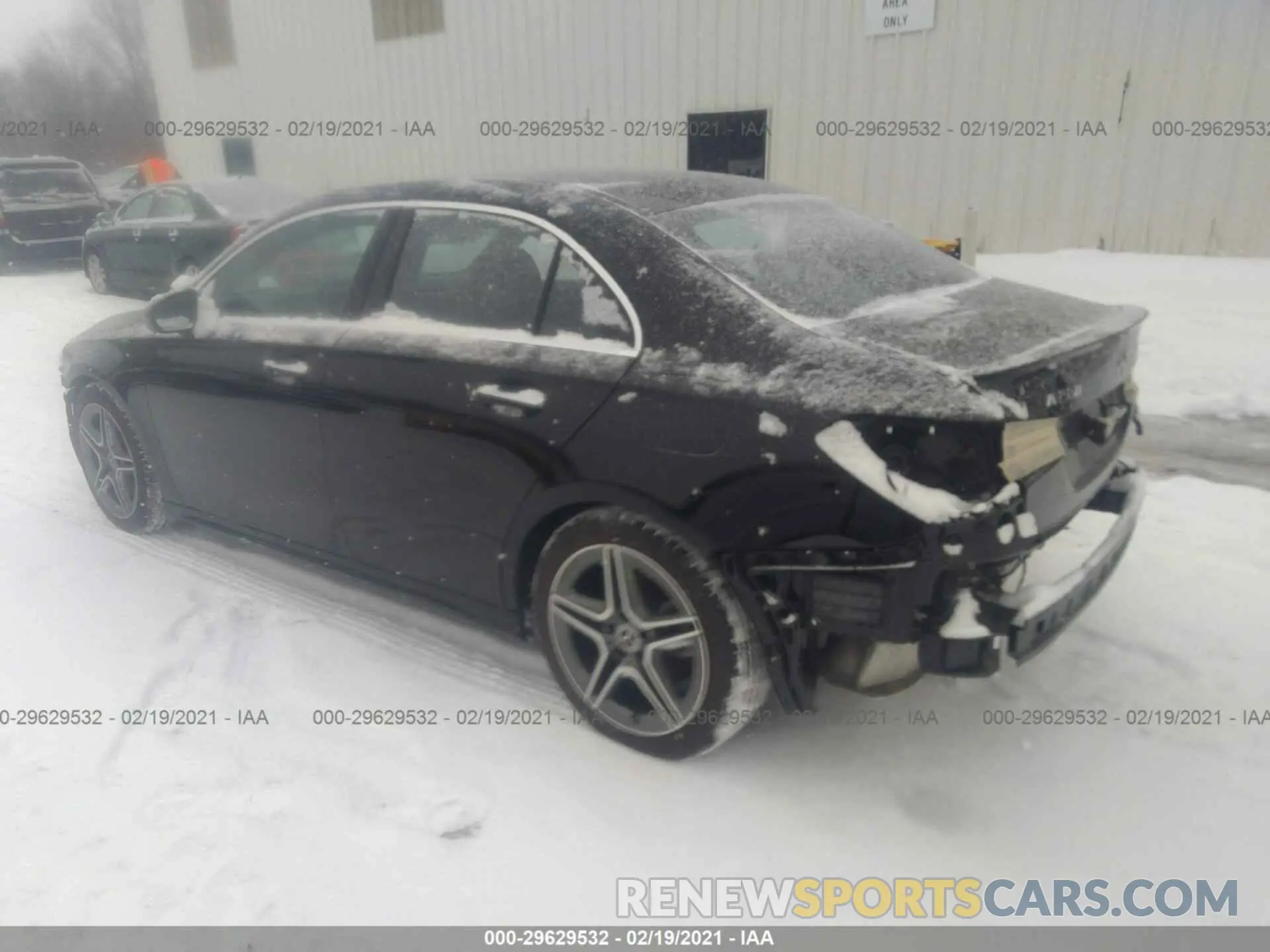 3 Photograph of a damaged car W1K3G4FB1LW046680 MERCEDES-BENZ A-CLASS 2020