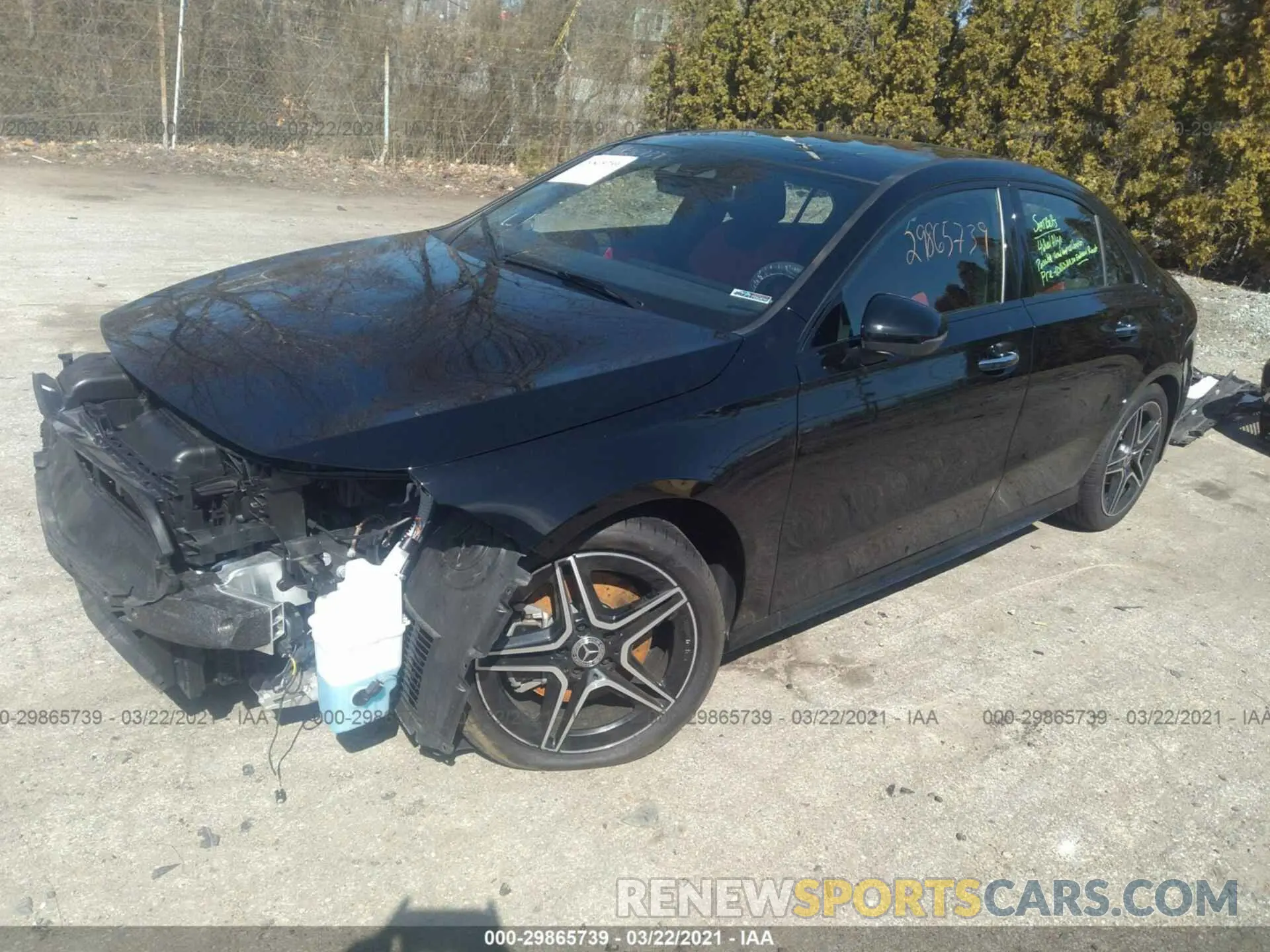 2 Фотография поврежденного автомобиля W1K3G4FB8LJ236795 MERCEDES-BENZ A-CLASS 2020