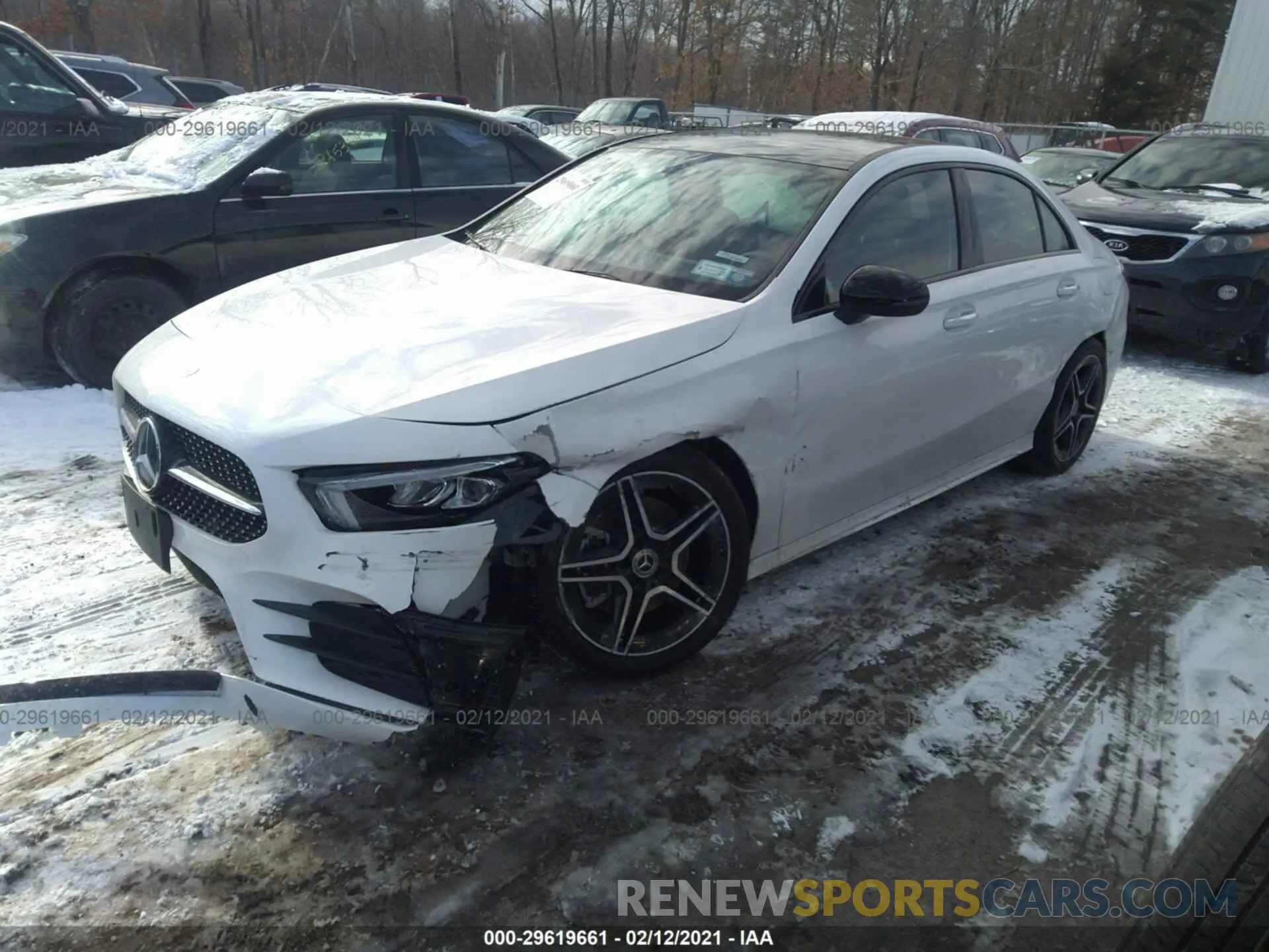 2 Photograph of a damaged car W1K3G4FBXLJ237673 MERCEDES-BENZ A-CLASS 2020