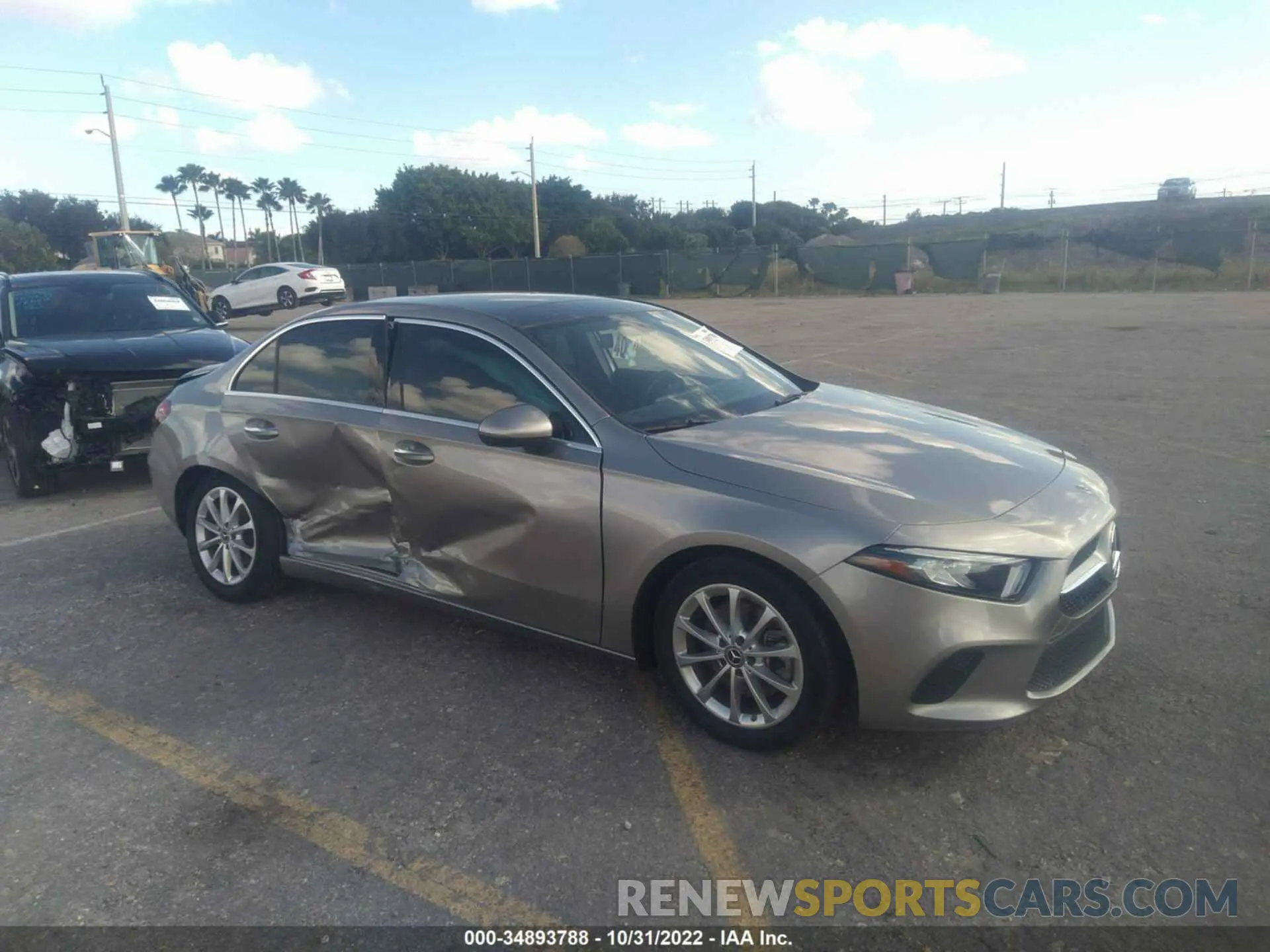 1 Photograph of a damaged car WDD3G4EB0LW040631 MERCEDES-BENZ A-CLASS 2020