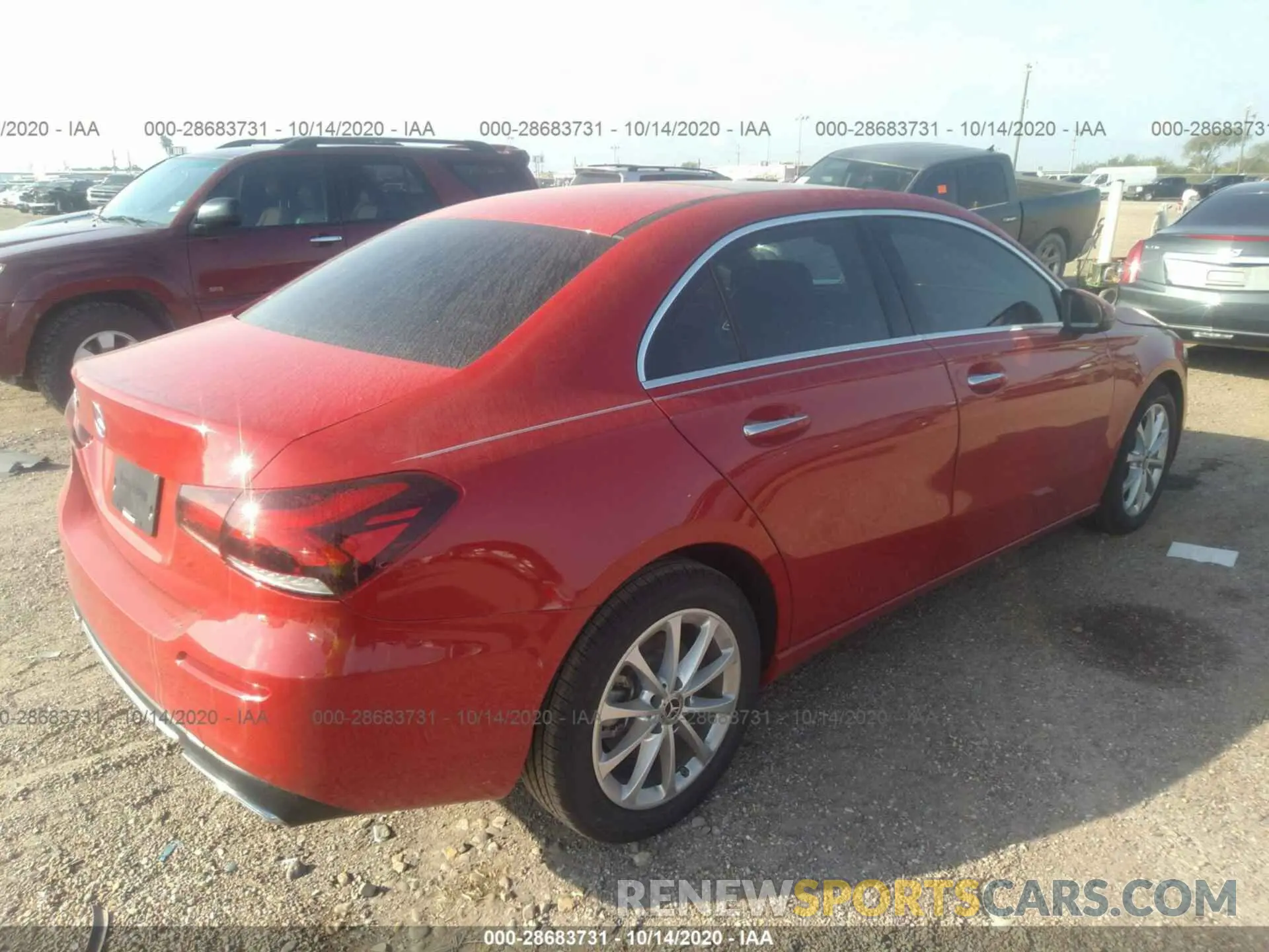 4 Photograph of a damaged car WDD3G4EB6LW042416 MERCEDES-BENZ A-CLASS 2020