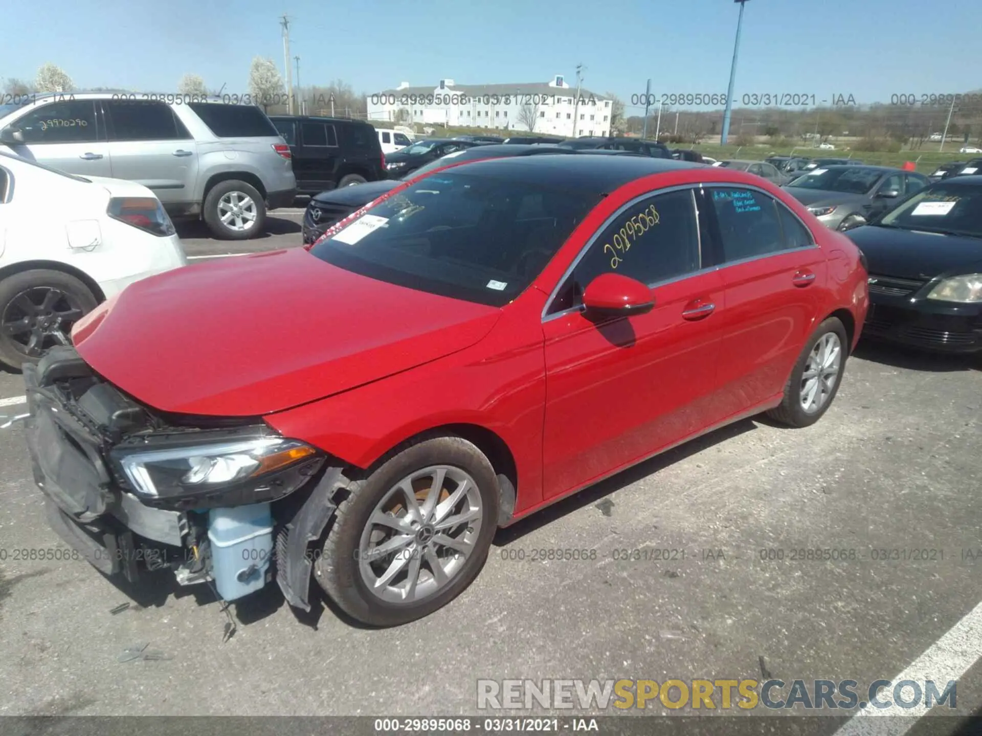 2 Photograph of a damaged car WDD3G4FB2LW039690 MERCEDES-BENZ A-CLASS 2020