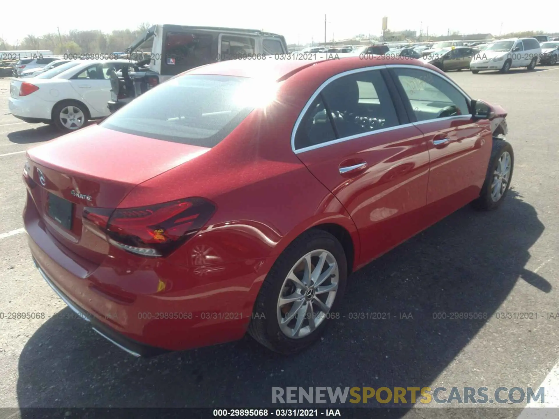 4 Photograph of a damaged car WDD3G4FB2LW039690 MERCEDES-BENZ A-CLASS 2020