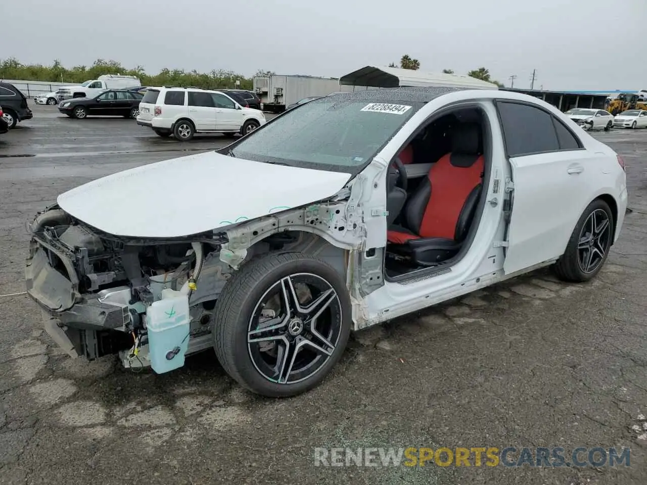 1 Photograph of a damaged car W1K3G4EB0MJ269180 MERCEDES-BENZ A-CLASS 2021