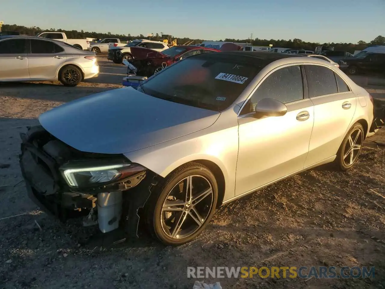 1 Photograph of a damaged car W1K3G4EB1MJ257829 MERCEDES-BENZ A-CLASS 2021
