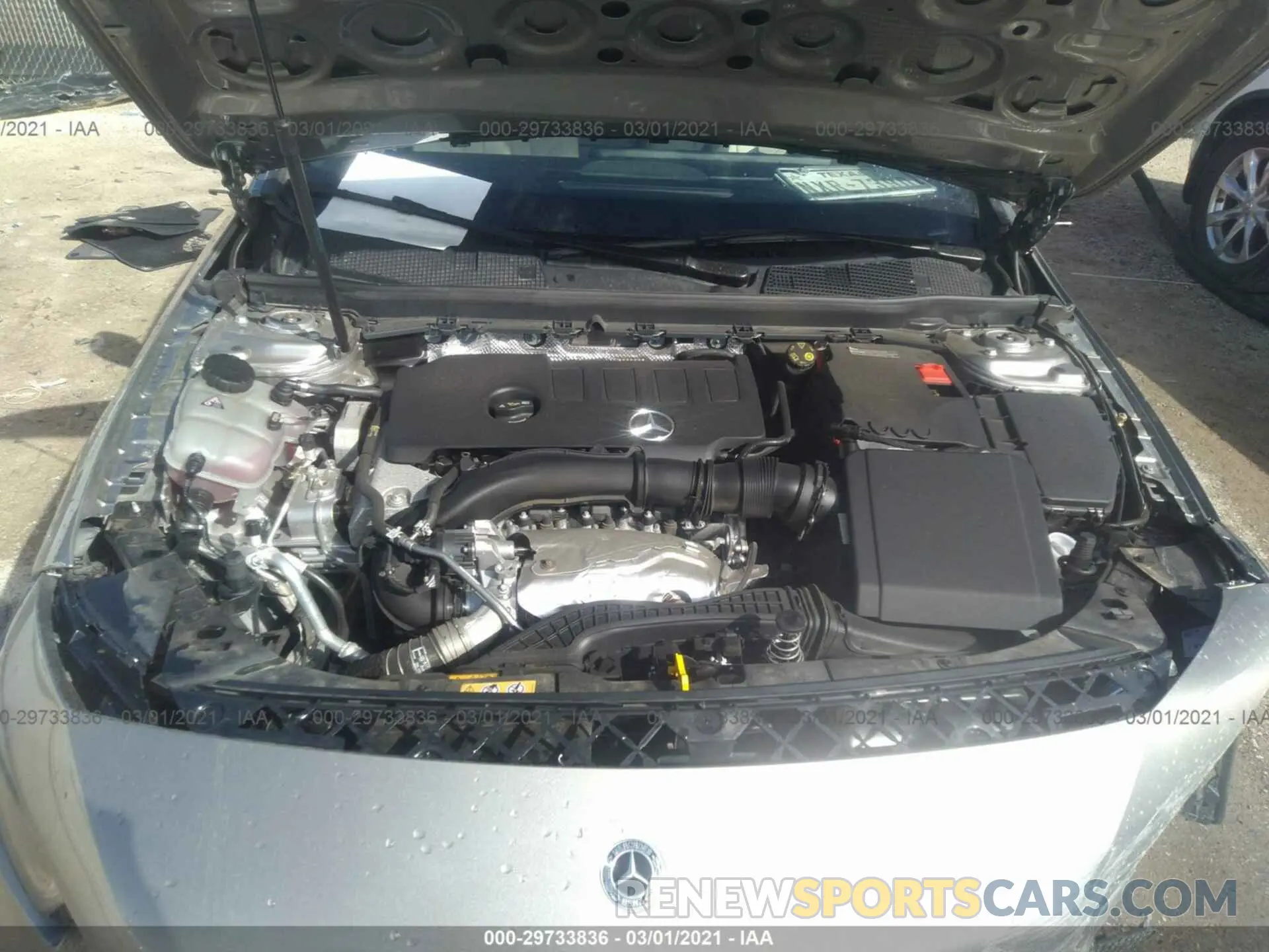 10 Photograph of a damaged car W1K3G4EB5MJ262533 MERCEDES-BENZ A-CLASS 2021