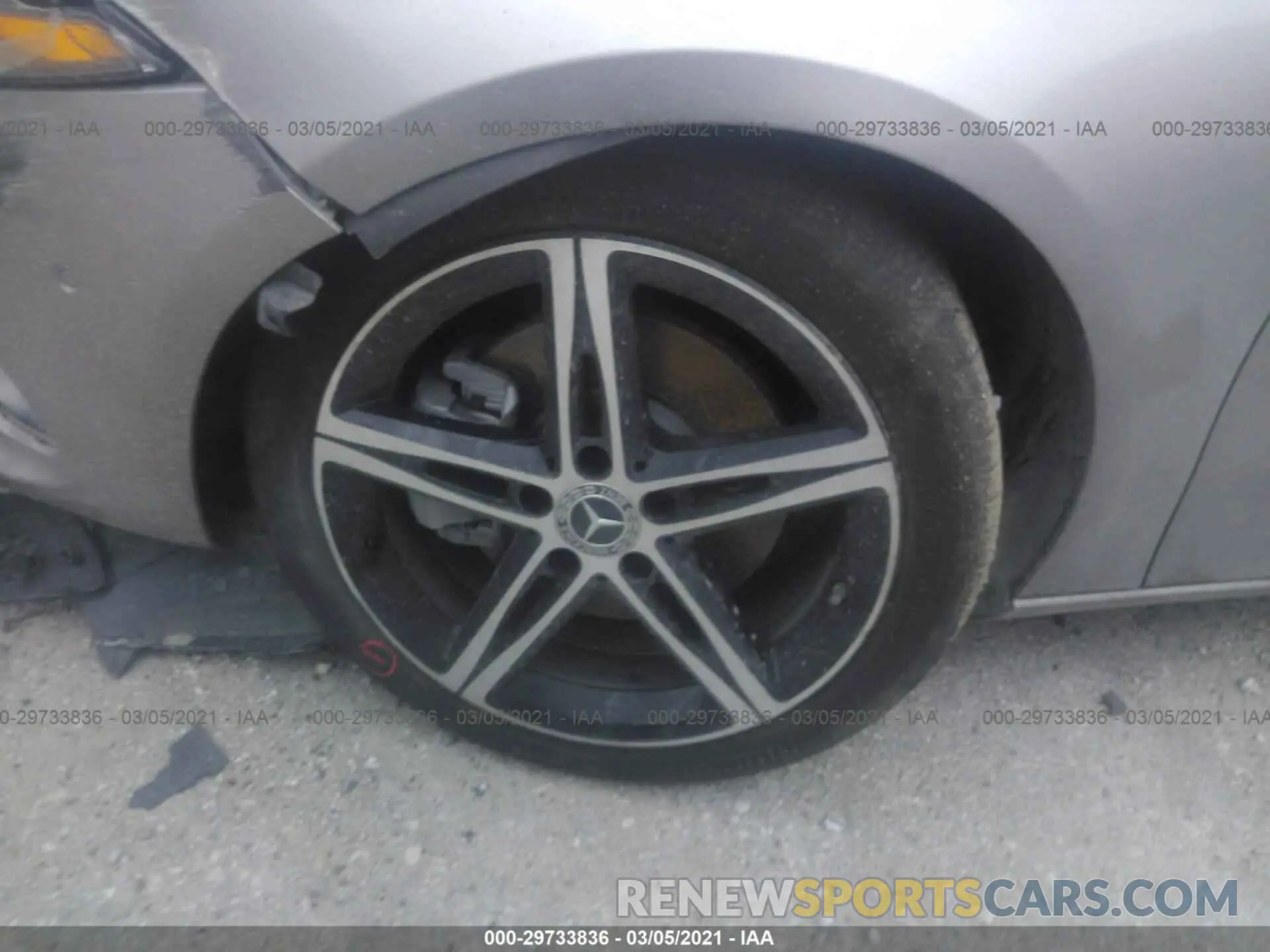 12 Photograph of a damaged car W1K3G4EB5MJ262533 MERCEDES-BENZ A-CLASS 2021