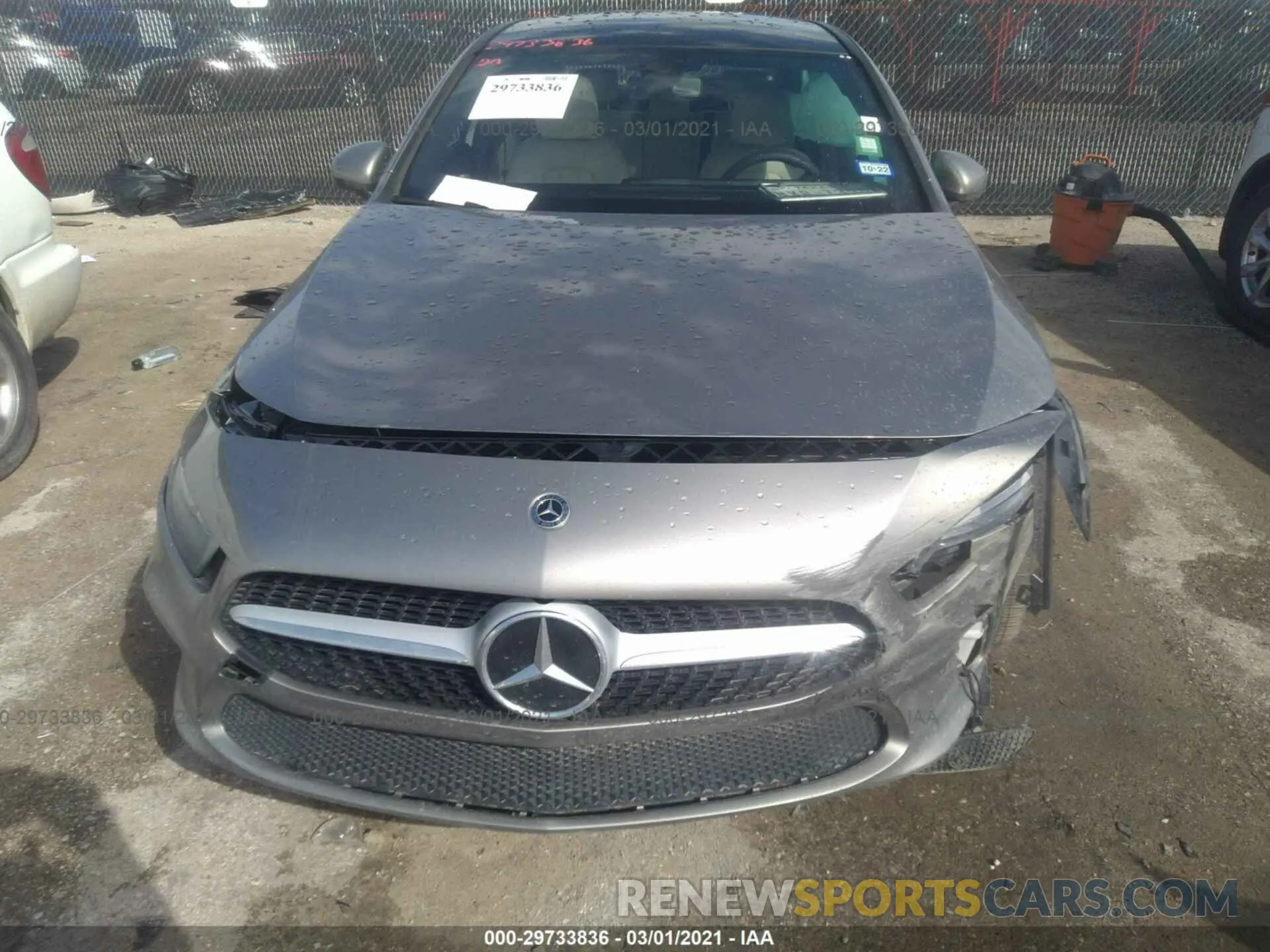 6 Photograph of a damaged car W1K3G4EB5MJ262533 MERCEDES-BENZ A-CLASS 2021