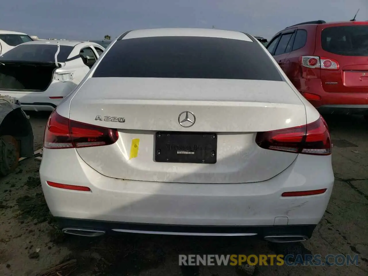 6 Photograph of a damaged car W1K3G4EB6MJ287439 MERCEDES-BENZ A-CLASS 2021