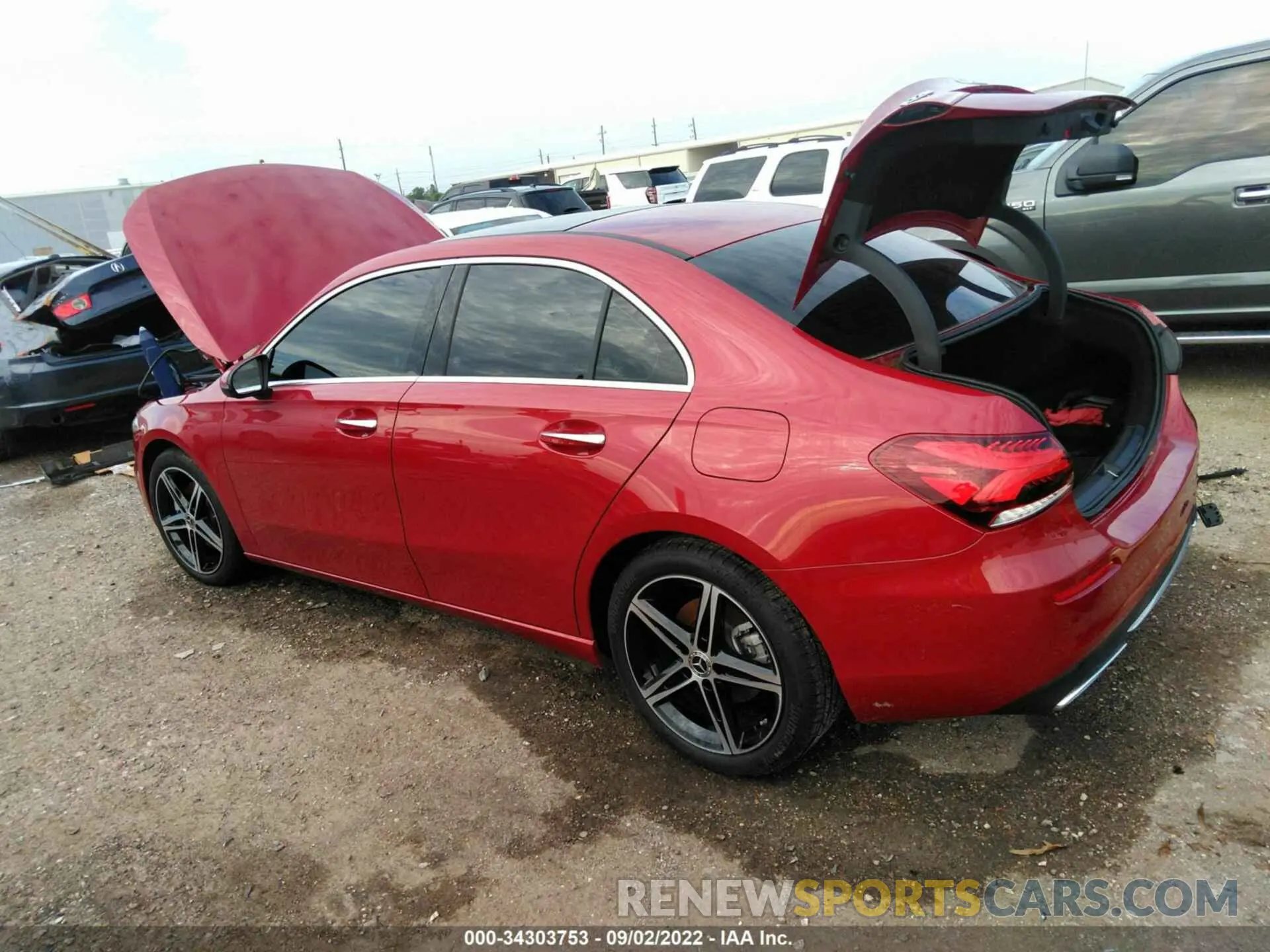 3 Photograph of a damaged car W1K3G4EB6MJ295783 MERCEDES-BENZ A-CLASS 2021