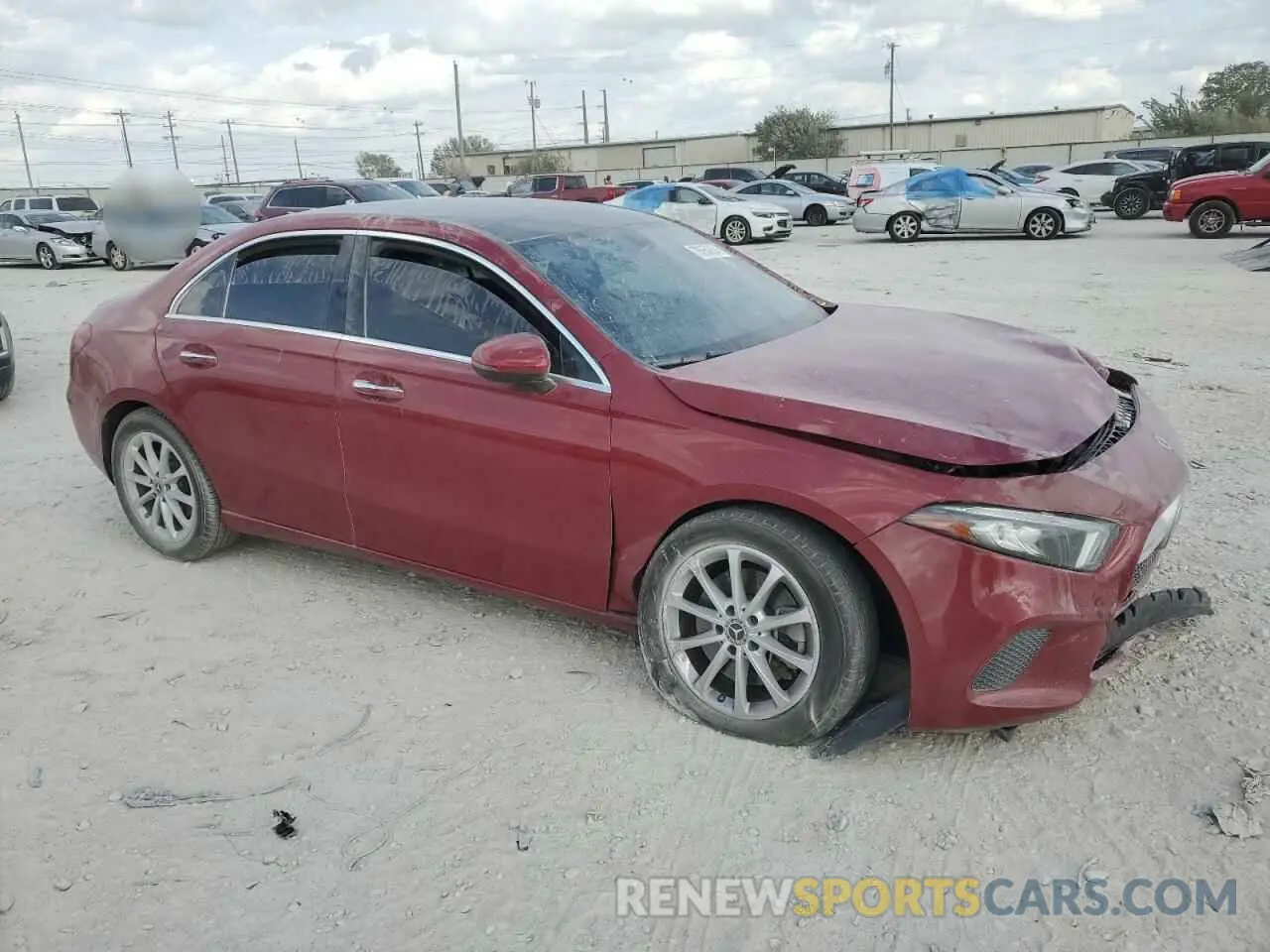 4 Фотография поврежденного автомобиля W1K3G4EB8MJ263403 MERCEDES-BENZ A-CLASS 2021