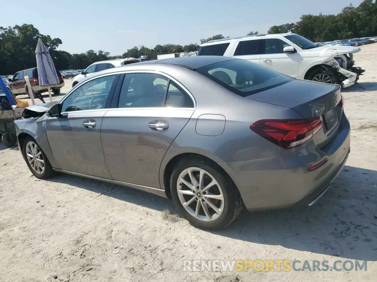 2 Photograph of a damaged car W1K3G4EB9MJ287032 MERCEDES-BENZ A-CLASS 2021