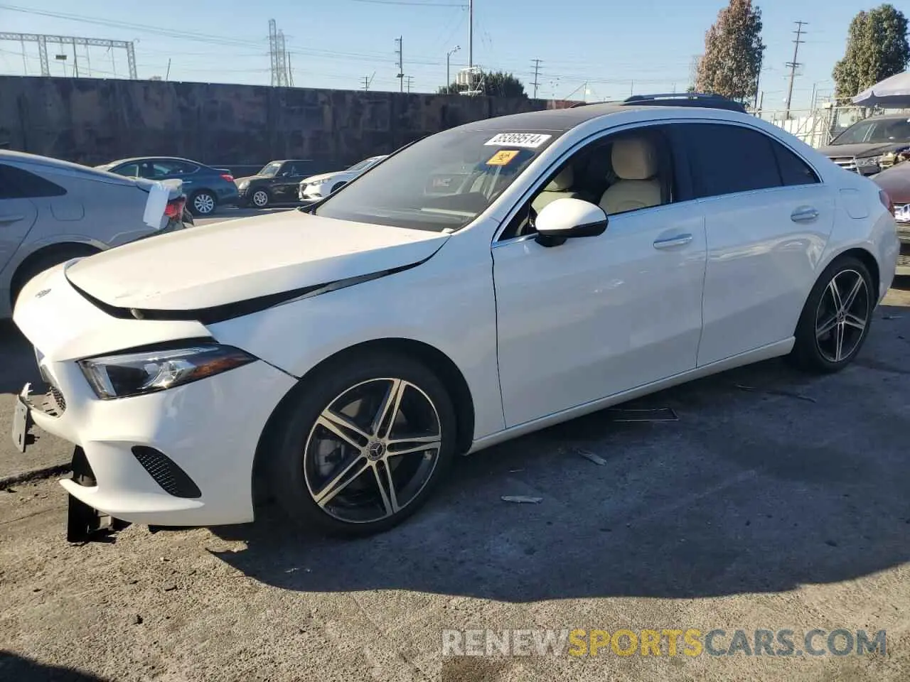 1 Photograph of a damaged car W1K3G4EB9MJ290366 MERCEDES-BENZ A-CLASS 2021