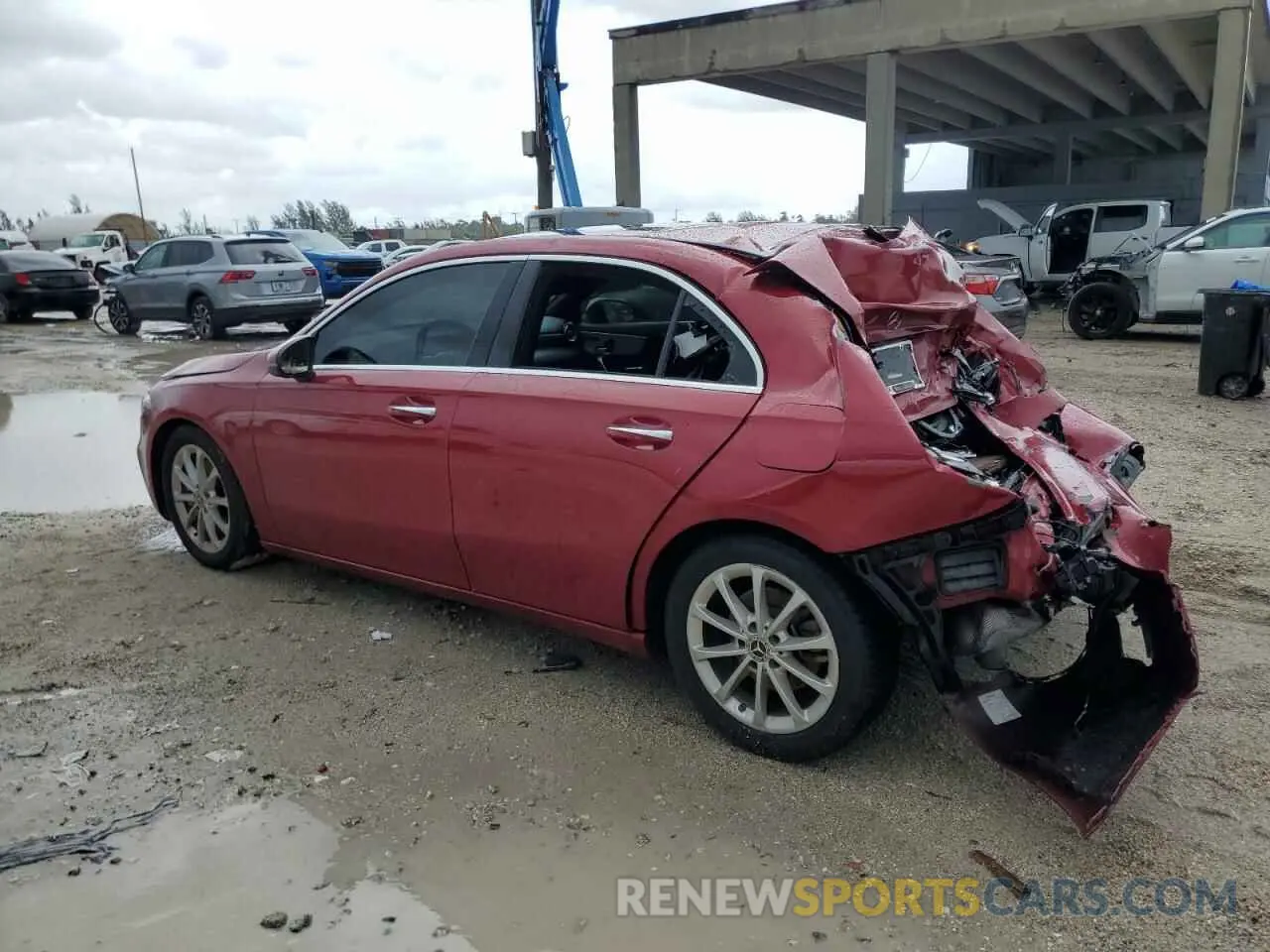 2 Фотография поврежденного автомобиля W1K3G4EBXMJ261555 MERCEDES-BENZ A-CLASS 2021