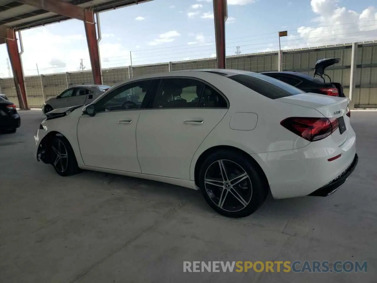 2 Photograph of a damaged car W1K3G4EBXMJ309829 MERCEDES-BENZ A-CLASS 2021