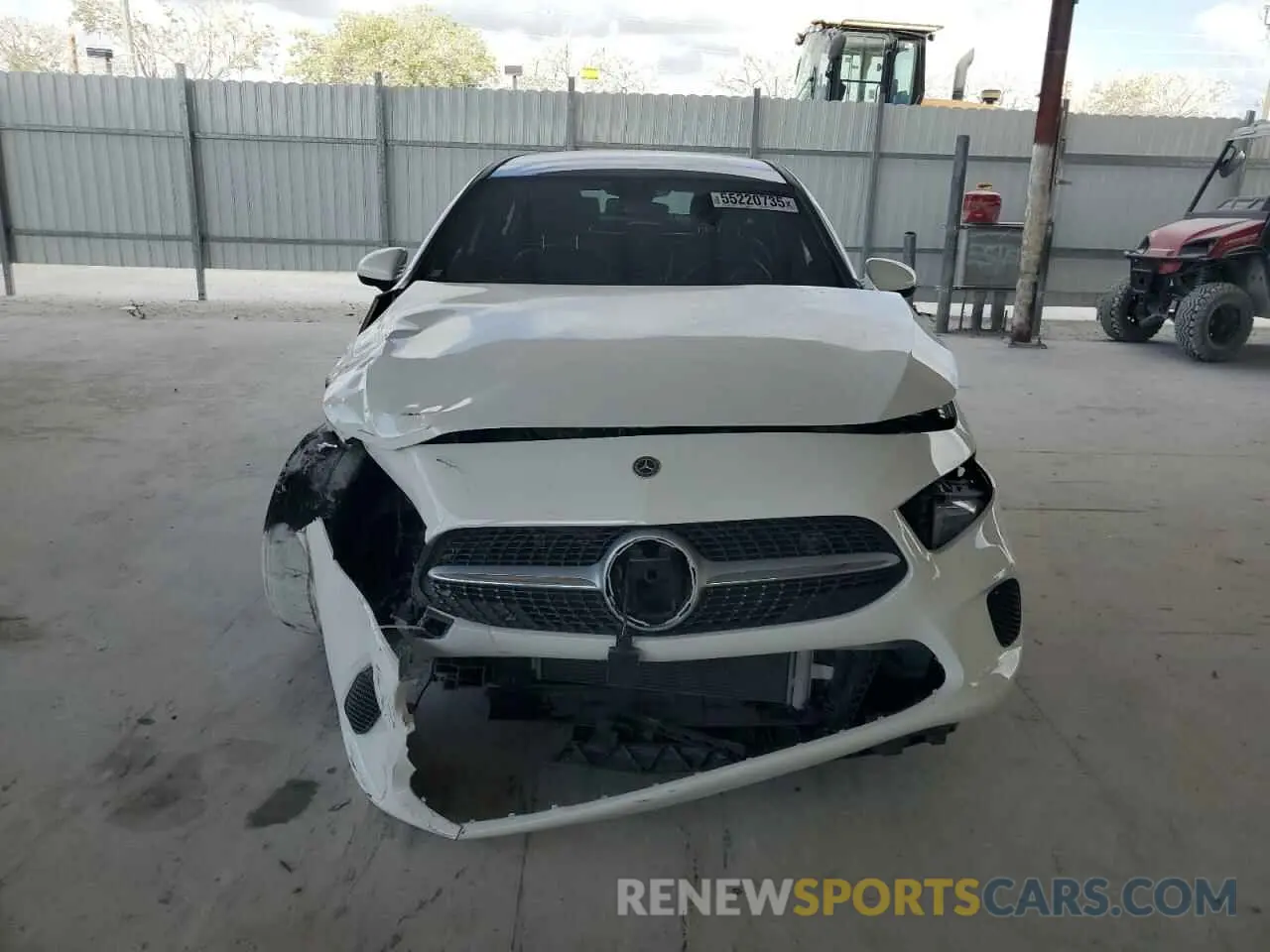 5 Photograph of a damaged car W1K3G4EBXMJ309829 MERCEDES-BENZ A-CLASS 2021
