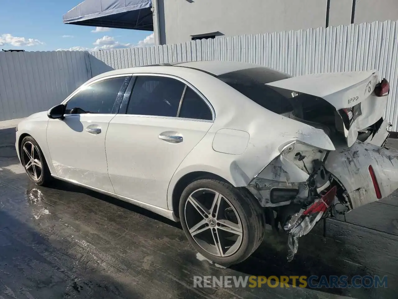 2 Photograph of a damaged car W1K3G4EBXMJ320555 MERCEDES-BENZ A-CLASS 2021