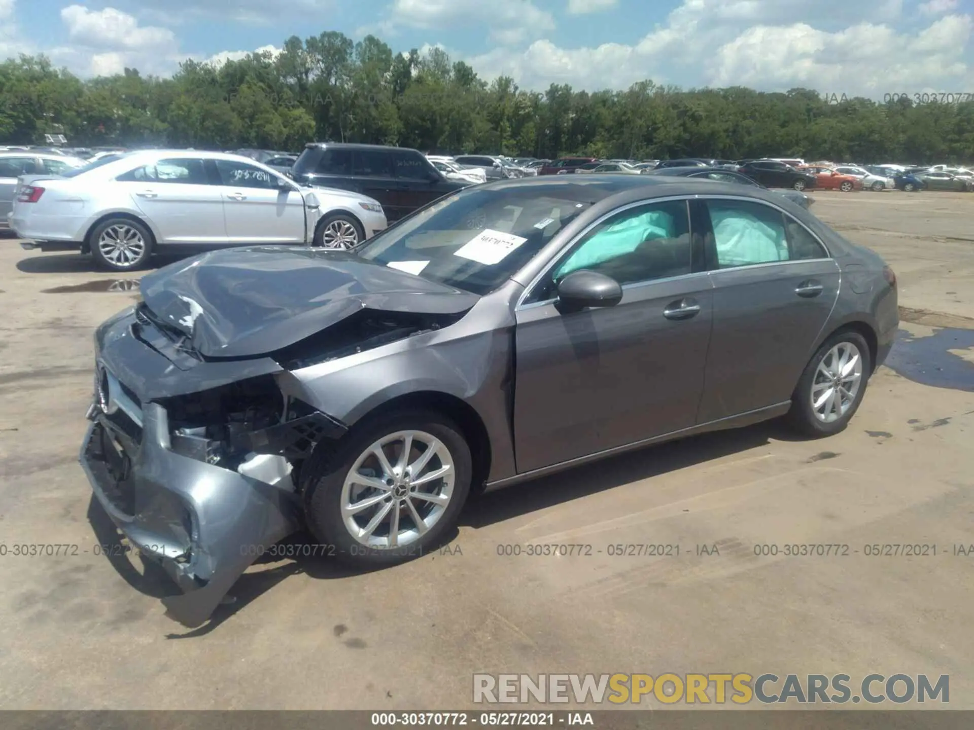2 Photograph of a damaged car W1K3G4FB1MJ281739 MERCEDES-BENZ A-CLASS 2021