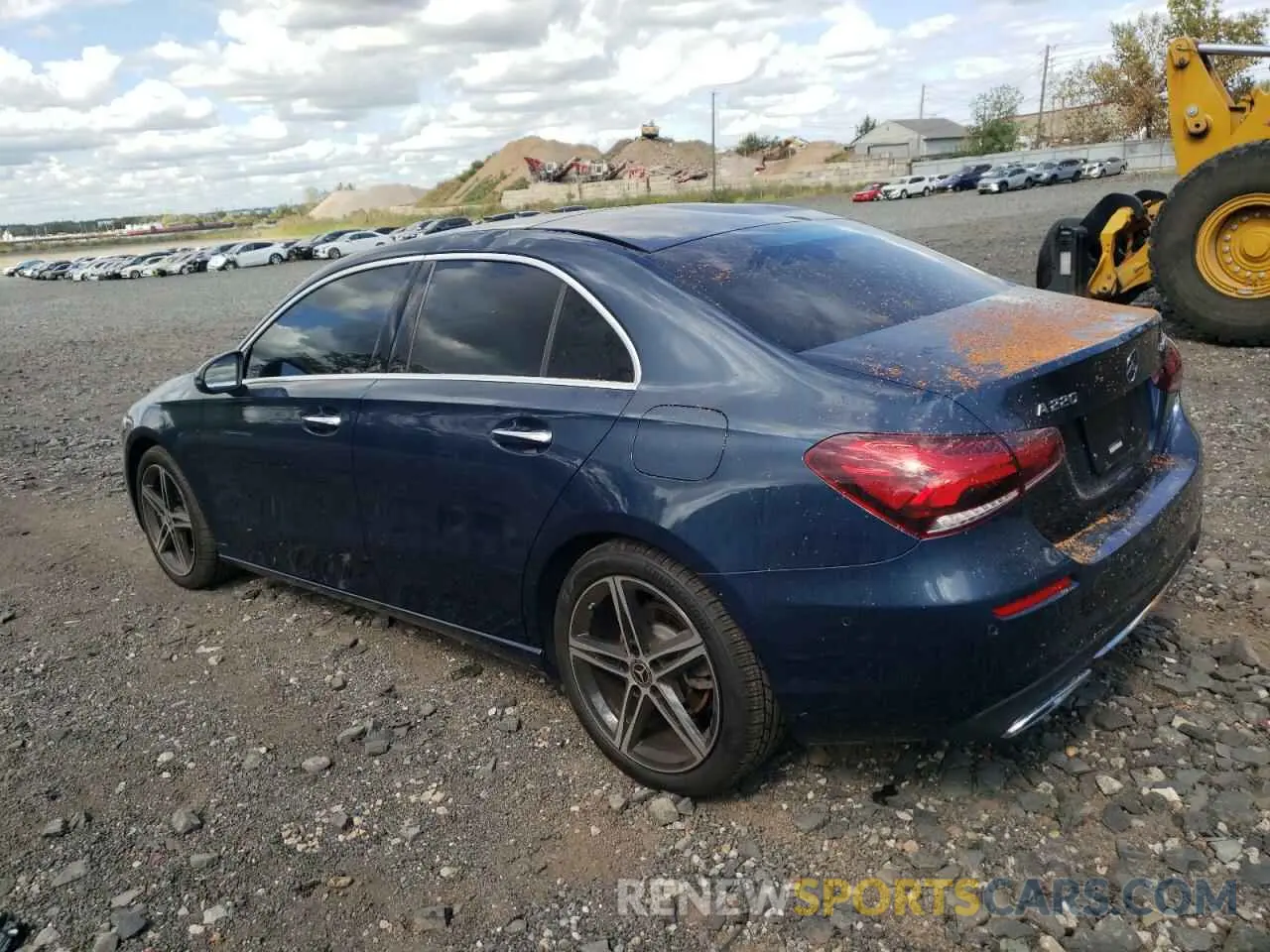 2 Photograph of a damaged car W1K3G4FB2MJ256669 MERCEDES-BENZ A-CLASS 2021