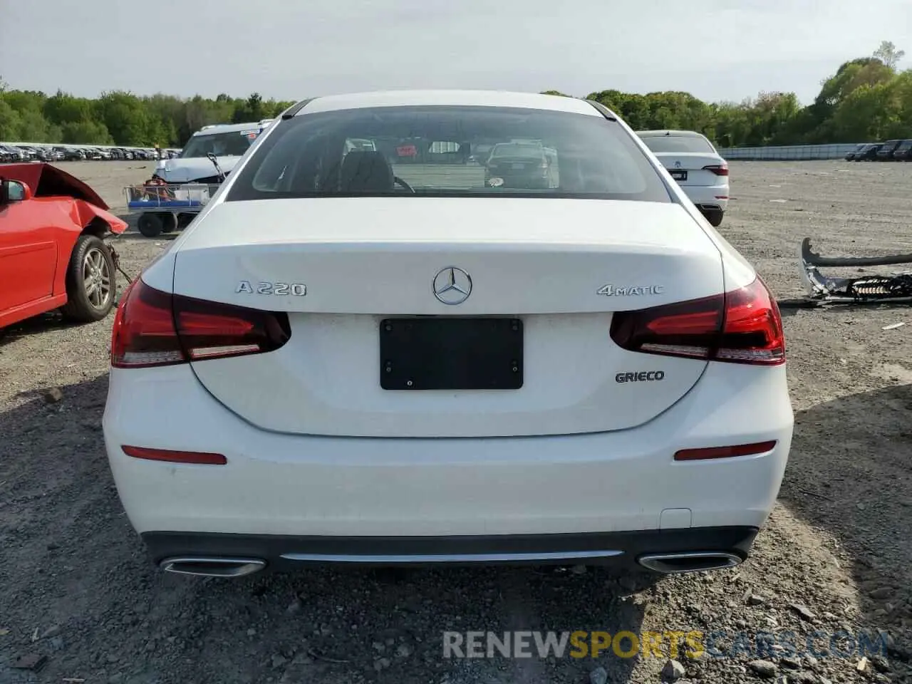 6 Photograph of a damaged car W1K3G4FB3MJ264053 MERCEDES-BENZ A-CLASS 2021