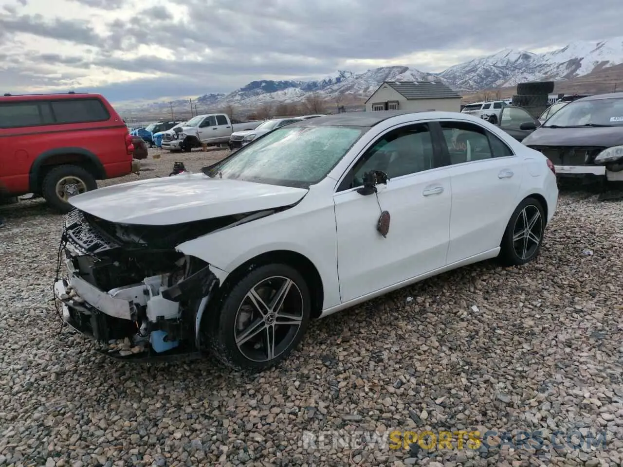 1 Фотография поврежденного автомобиля W1K3G4FB5MJ295398 MERCEDES-BENZ A-CLASS 2021