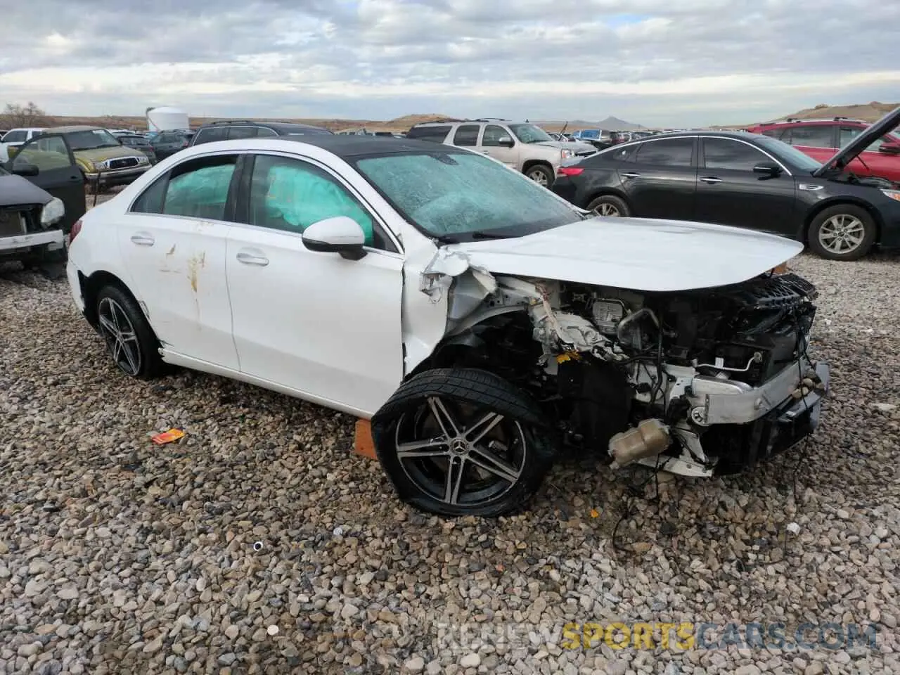 4 Фотография поврежденного автомобиля W1K3G4FB5MJ295398 MERCEDES-BENZ A-CLASS 2021